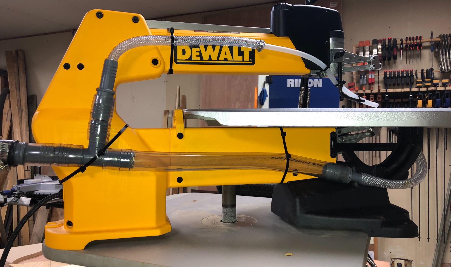DEWALT Scroll Saw, 1.3 Amp, 20 in Steel Blade, With Variable-Speed Trigger, For Precise Cuts (DW788) customer photo 1