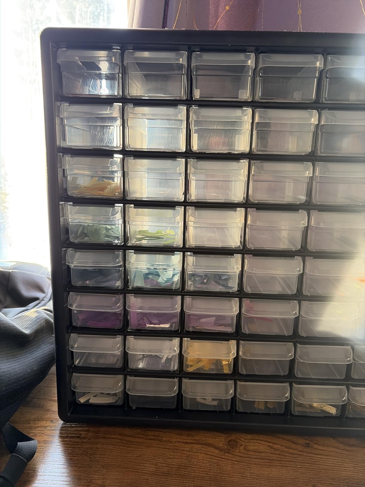 Akro-Mils 64-Drawer Plastic Drawer Storage Cabinet for Garage Organization, Bead Organizer, Building Bricks Storage, Teacher Toolbox, Makeup Organizer, 20