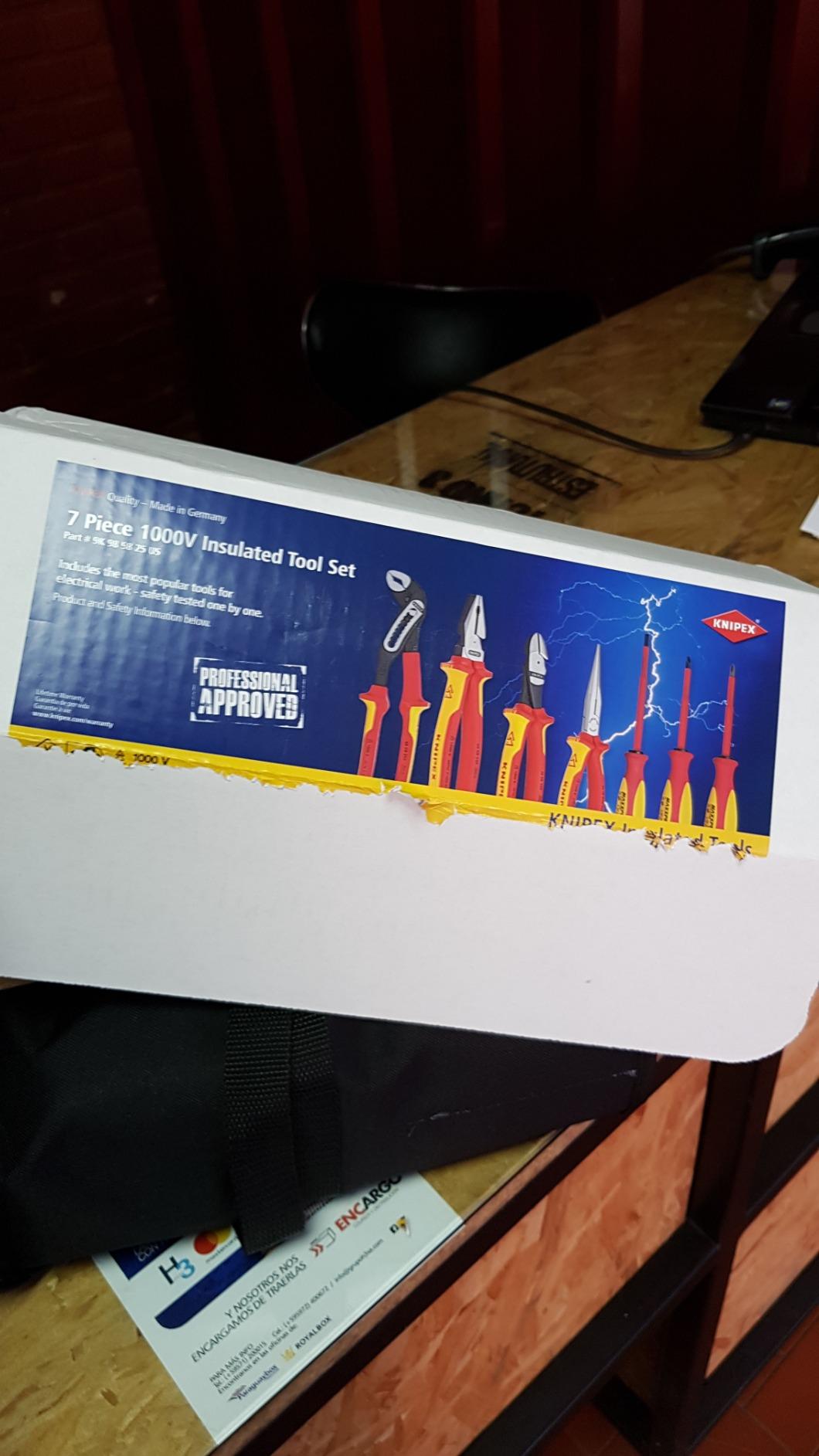 KNIPEX 989825US 7-Piece 1000V Insulated Pliers, Cutters, and Screwdriver Commercial Tool Set (9K989825US) customer photo 2