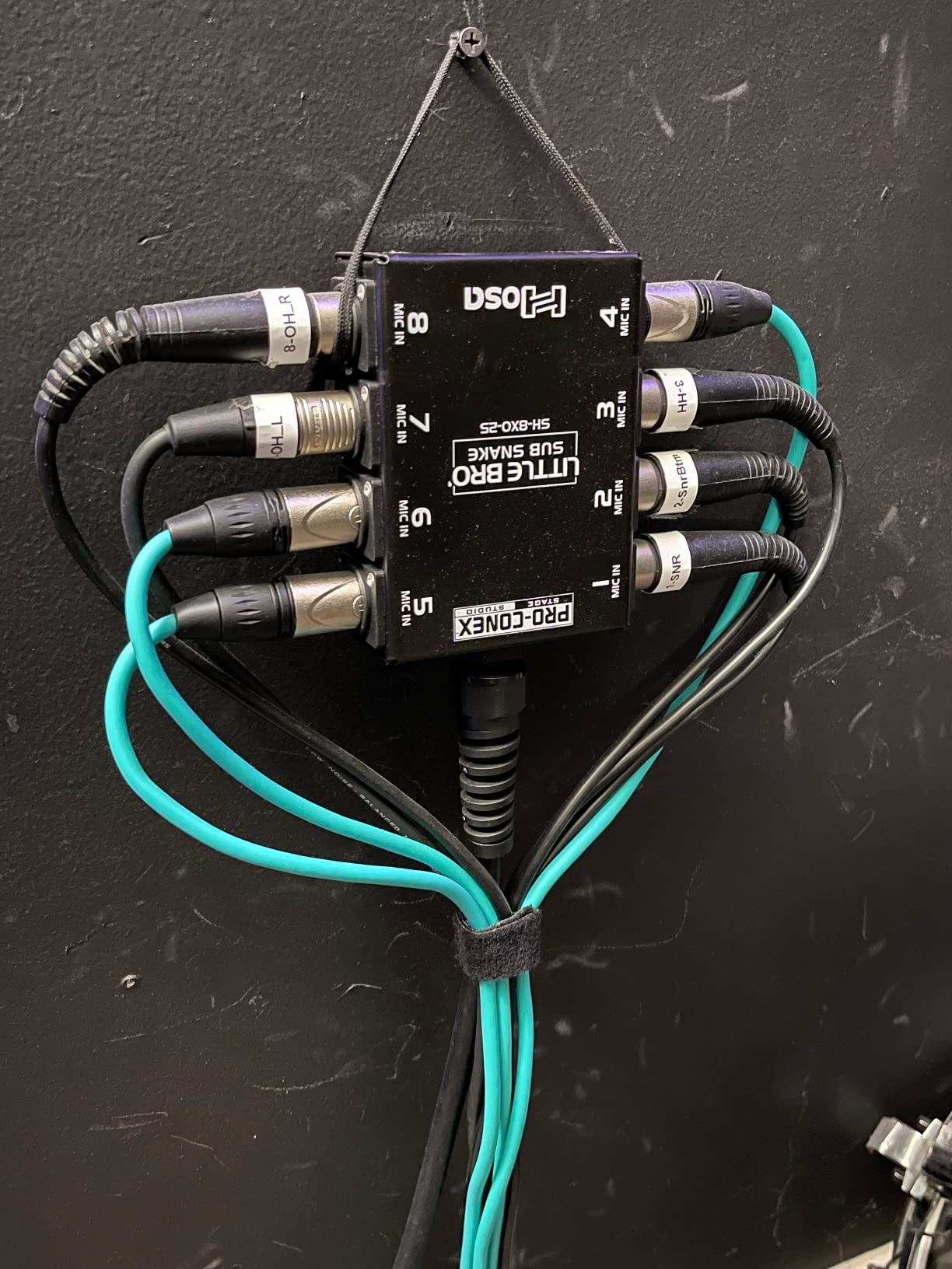 Hosa SH-8X0-50 Pro-Conex Little Bro' Sub Snake, Hosa 8 x XLR Sends and No Returns, 50 Feet customer photo 1