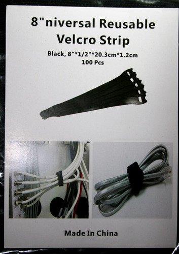 VELCRO Brand ONE-WRAP Cable Ties, 100Pk, 8 x 1/2