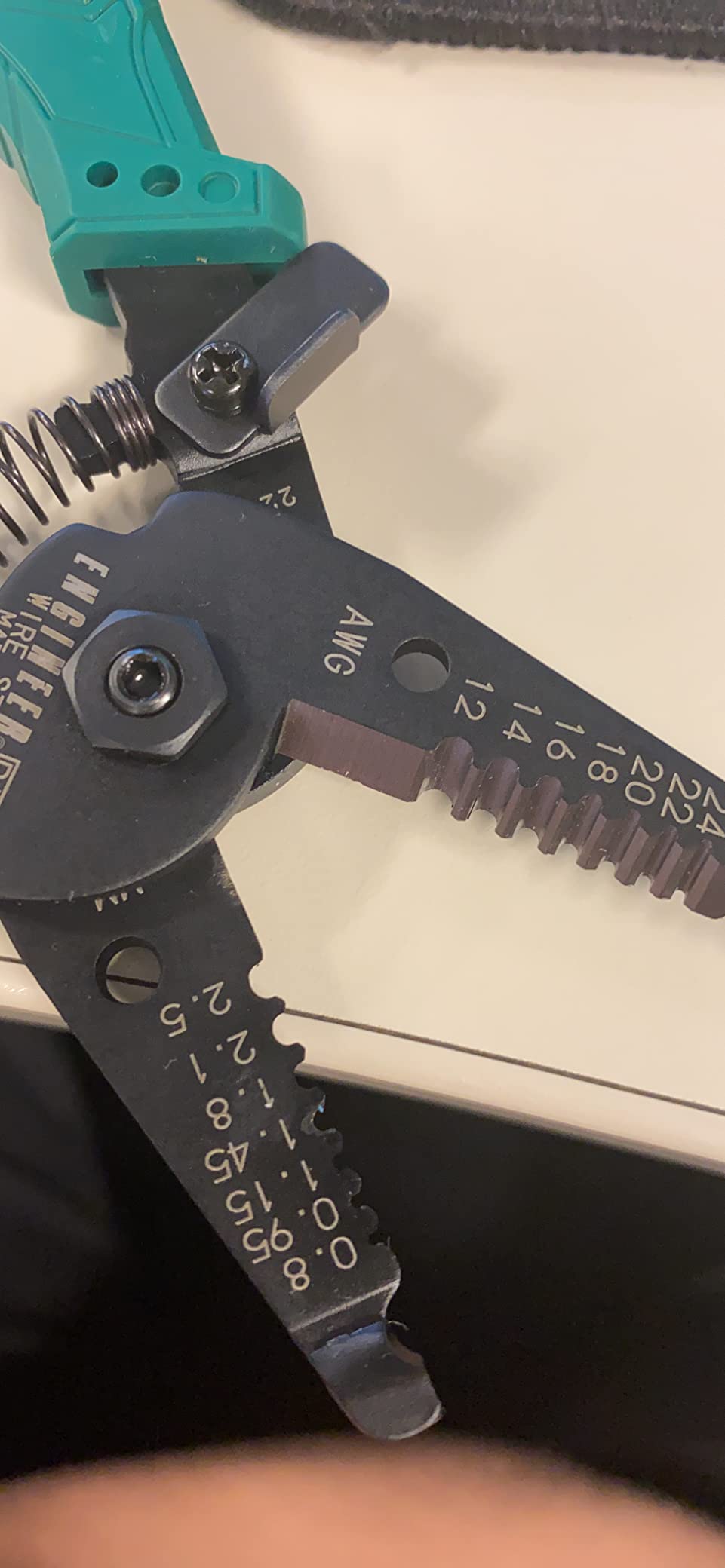 ENGINEER PA-06 Precision Wire Stripper for Thin Wires (AWG30 - AWG18), Made in Japan, Professional Grade Sharp Carbon Steel Jaws and Anti-Slip Grip with Spring-Loaded Handles customer photo 1