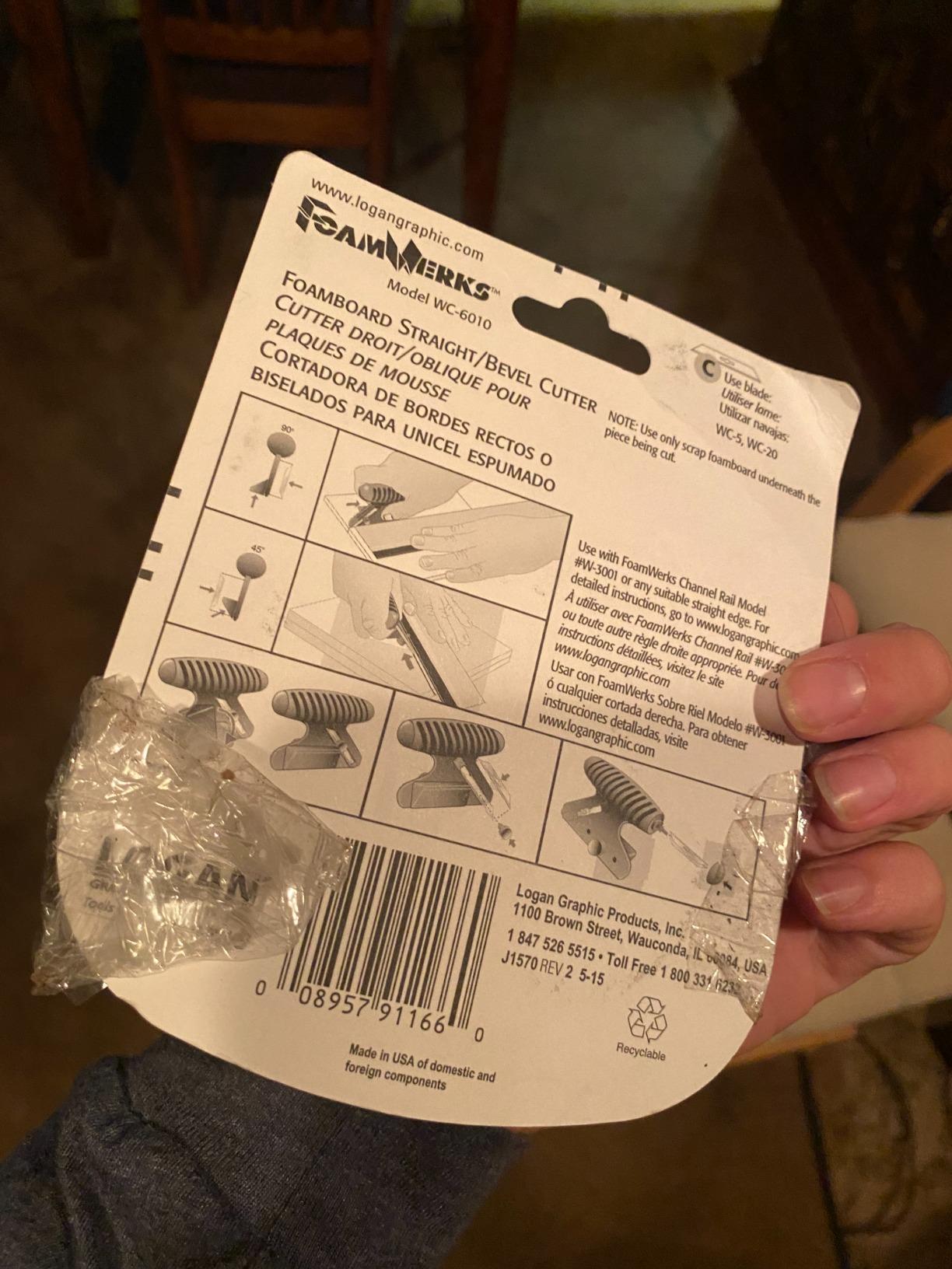 Logan Foam Werks Foam Cutting Tool, Straight/Bevel customer photo 1