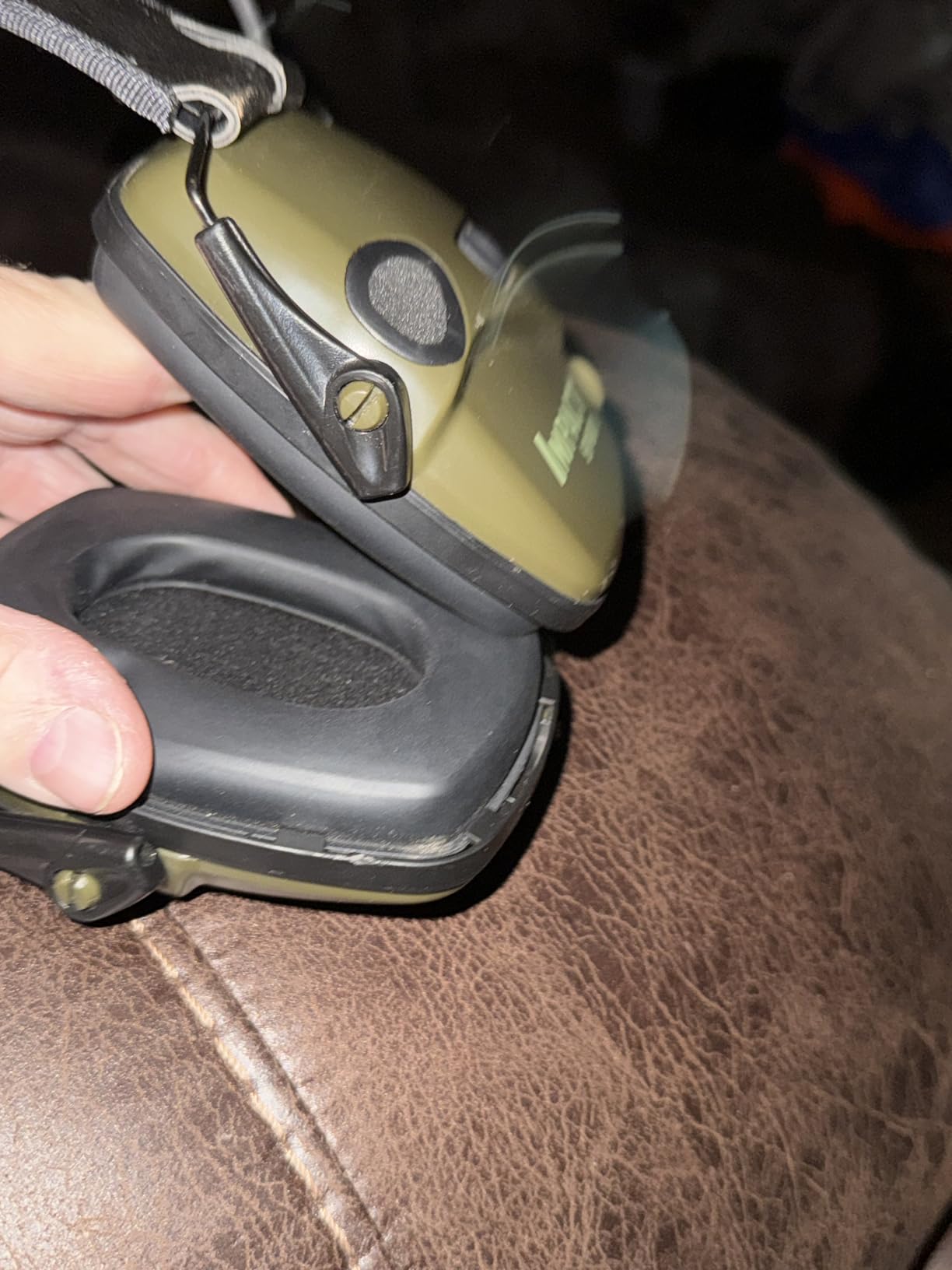 Howard Leight Impact Sport Sound Amplification Electronic Earmuff, Green (R - 01526) customer photo 1
