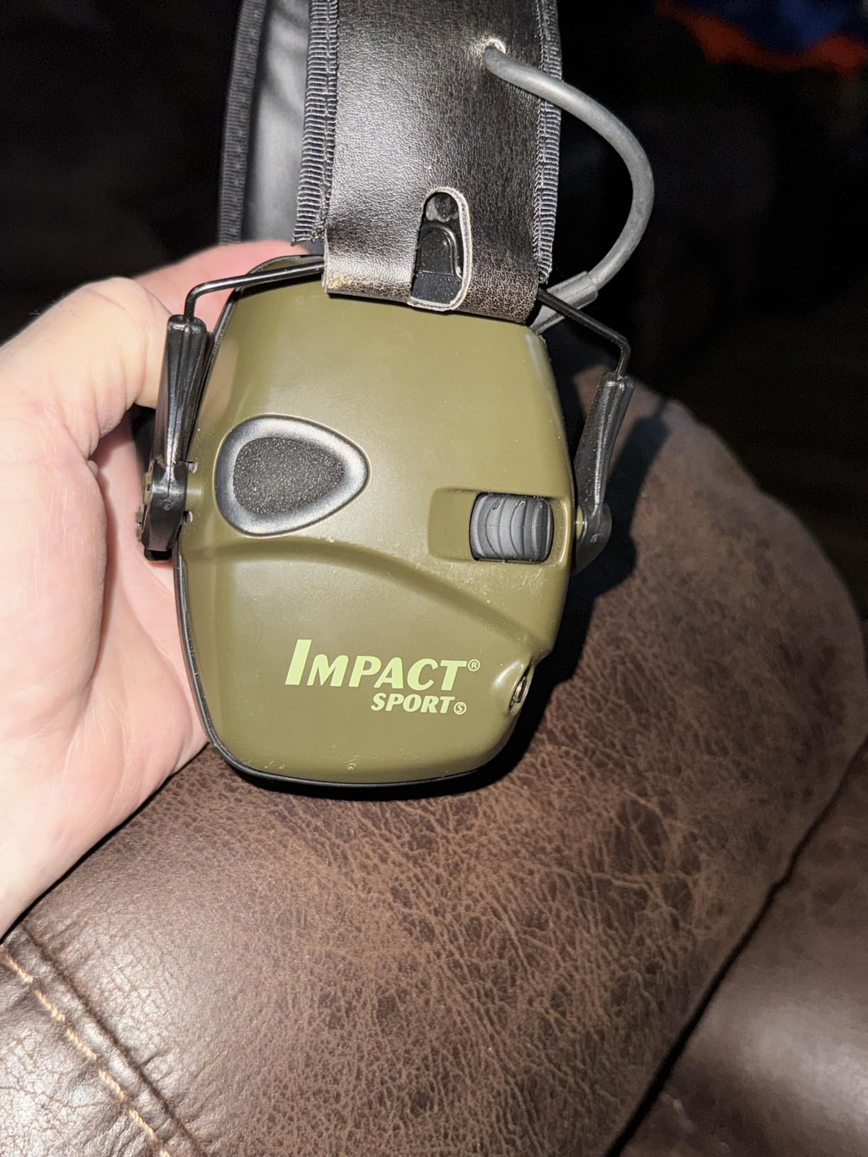 Howard Leight Impact Sport Sound Amplification Electronic Earmuff, Green (R - 01526) customer photo 2