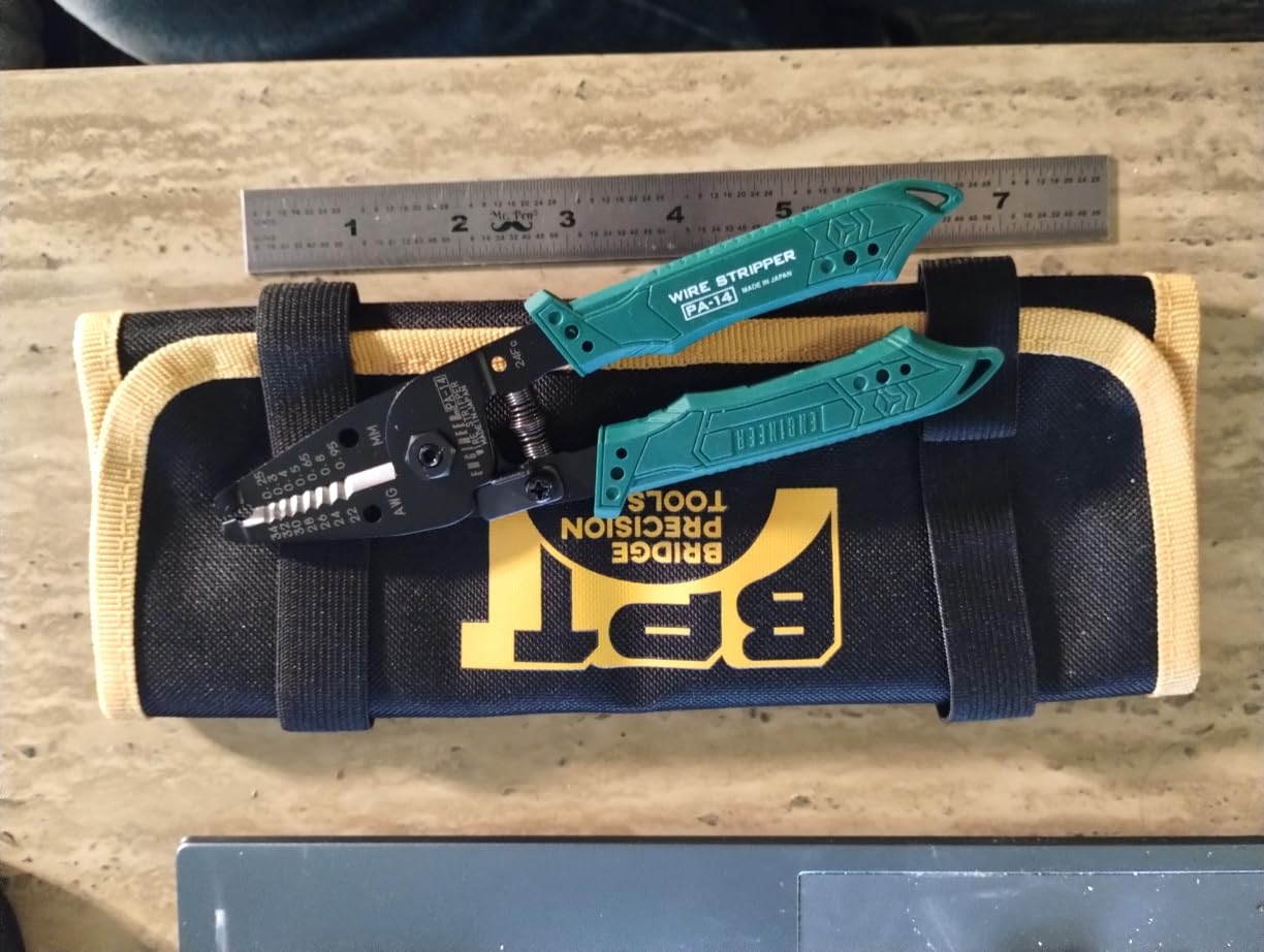 ENGINEER PA-14 Professional Precision Wire Stripper for Micro-Thin Wires, Made in Japan, Solid Wire (AWG 32-20), Stranded Wire (AWG 34-22), Sharp & Perfect Round Finishing Edge customer photo 2