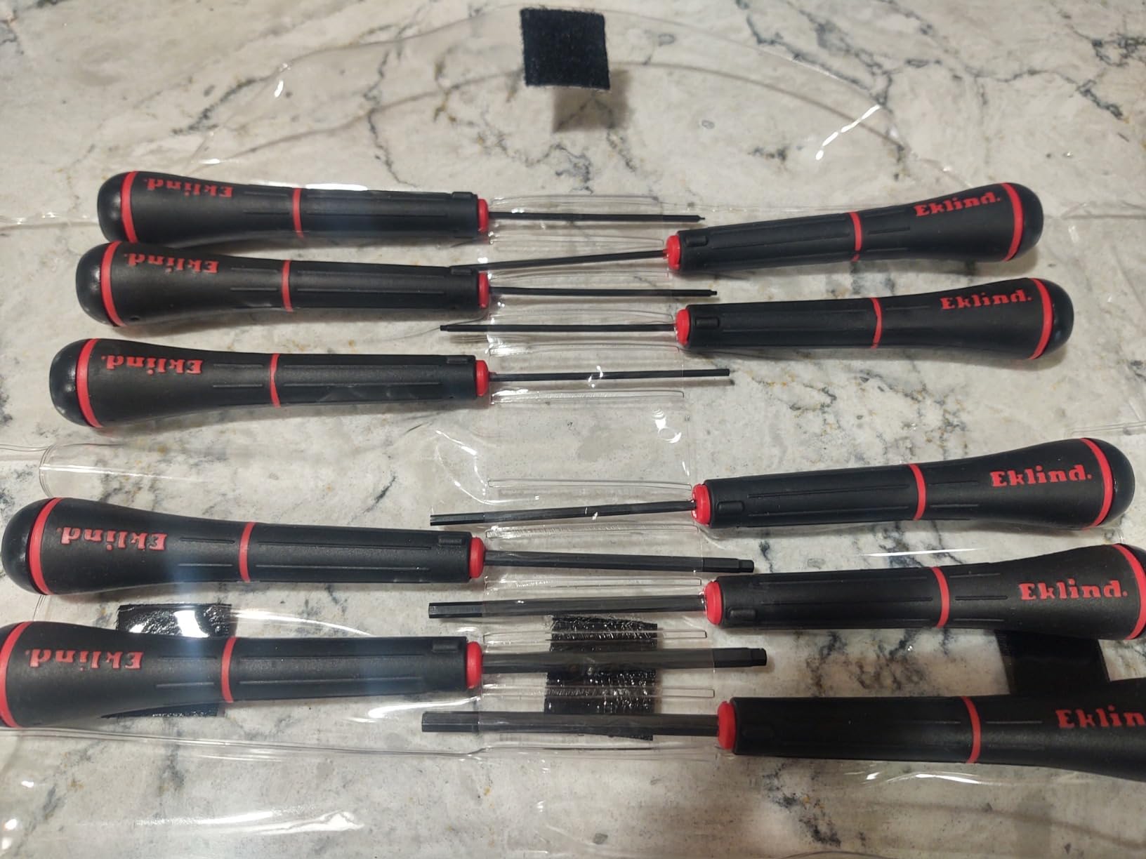 EKLIND 92300 PSD Hex (allen) Precision Screwdriver - 10pc set SAE Inch Sizes .028-5/32 customer photo 2