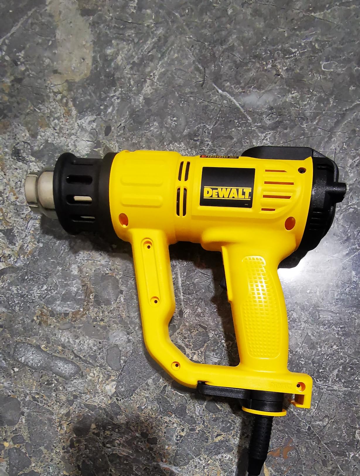 DEWALT Heat Gun with LCD Display & Hard Case/Accessory Kit (D26960K), Yellow customer photo 1