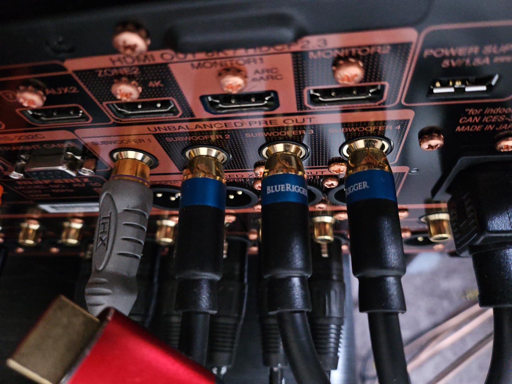 BlueRigger RCA Audio Subwoofer Cable (15FT, Dual Shielded, Gold Plated RCA Connectors) - for Subwoofer, Amplifier, Home Theater customer photo 1