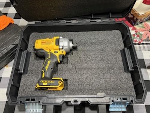 DEWALT Tool Box TSTAK II, 13 In. Flat Top Tool Storage Case, Stackable Organizer Hard Case Portable Toolbox, Heavy Duty, Holds Up To 66 lbs (DWST17807) customer photo 1