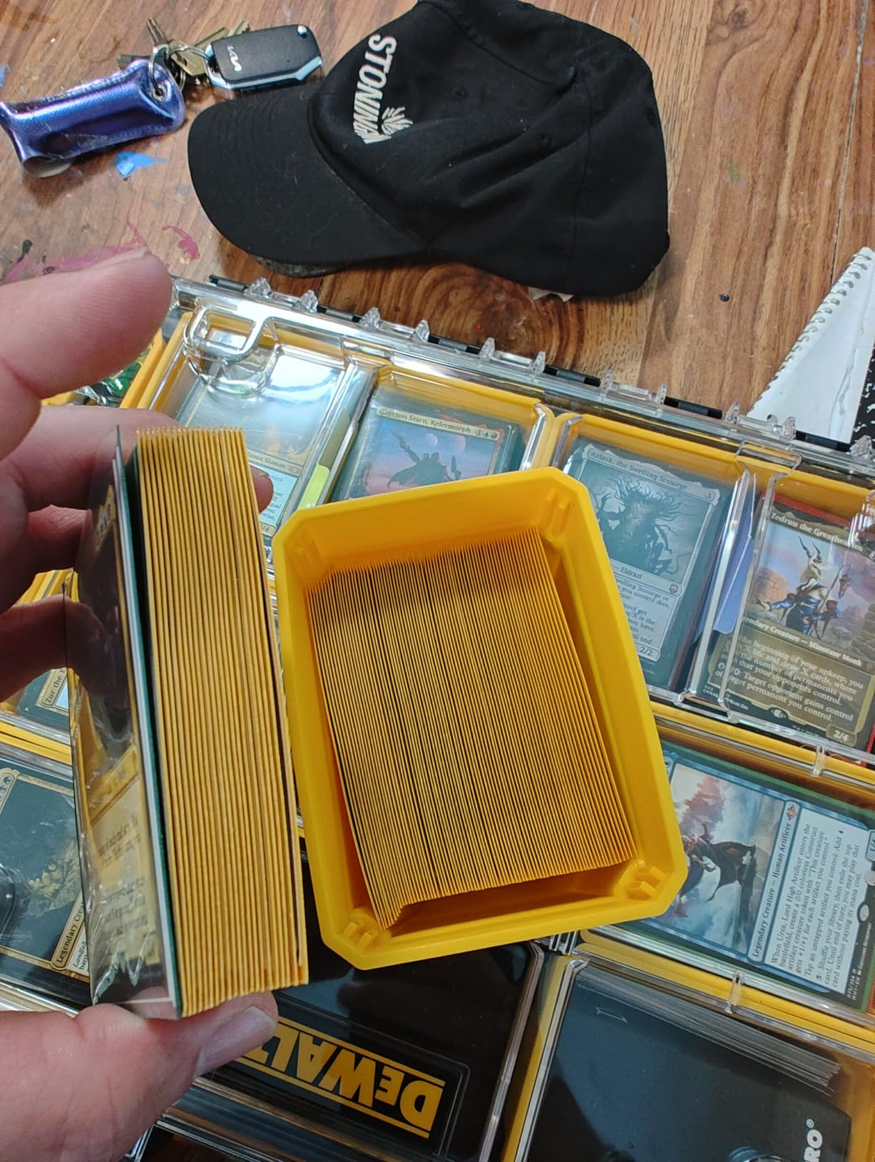 DEWALT TSTAK Tool Organizer, Small Parts and Screw Organizer Tool Box with Removable Compartments, (DWST17805) customer photo 1