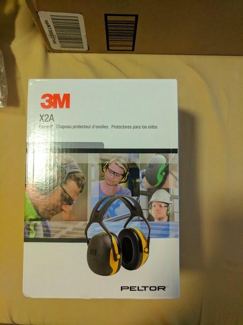 3M PELTOR Hearing Protection Earmuffs, X Series X2A, Over the Head Headband, NRR 24 dB, Construction, Manufacturing, Maintenance, Automotive, Woodworking, Black/Yellow customer photo 1