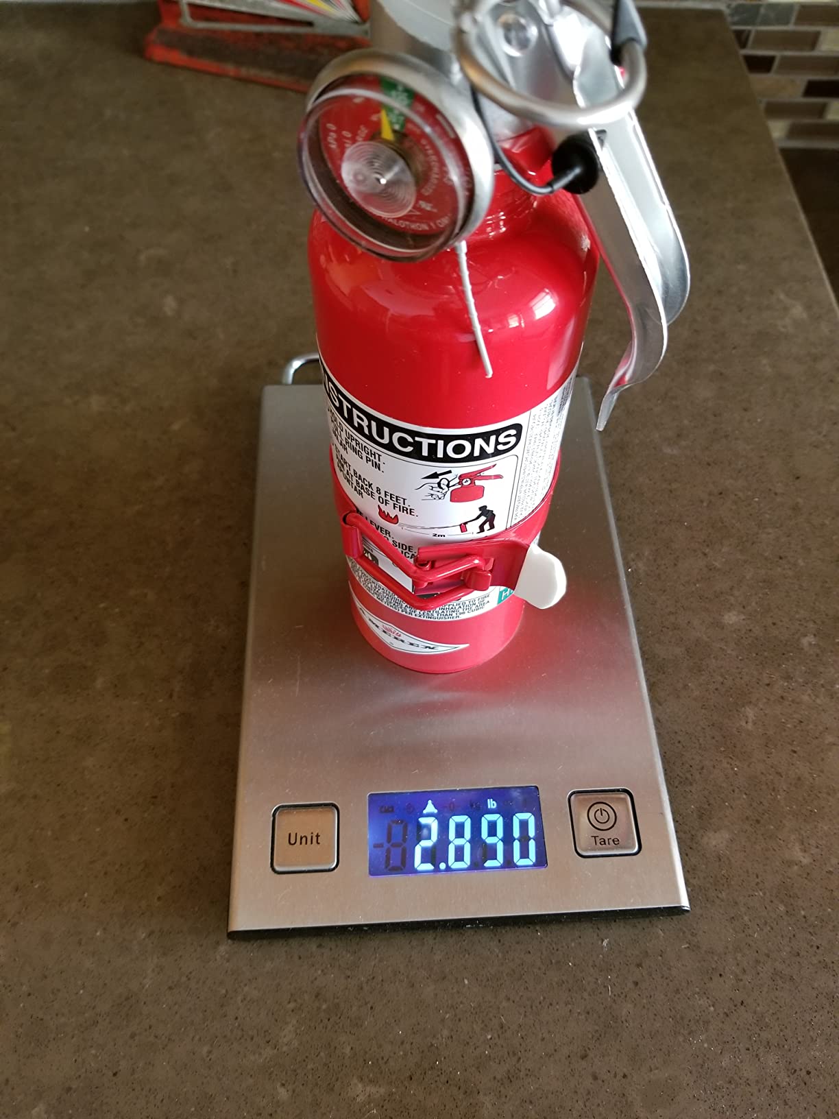 Amerex A384T, 1.4lb Halotron I Class B C Fire Extinguisher customer photo 1