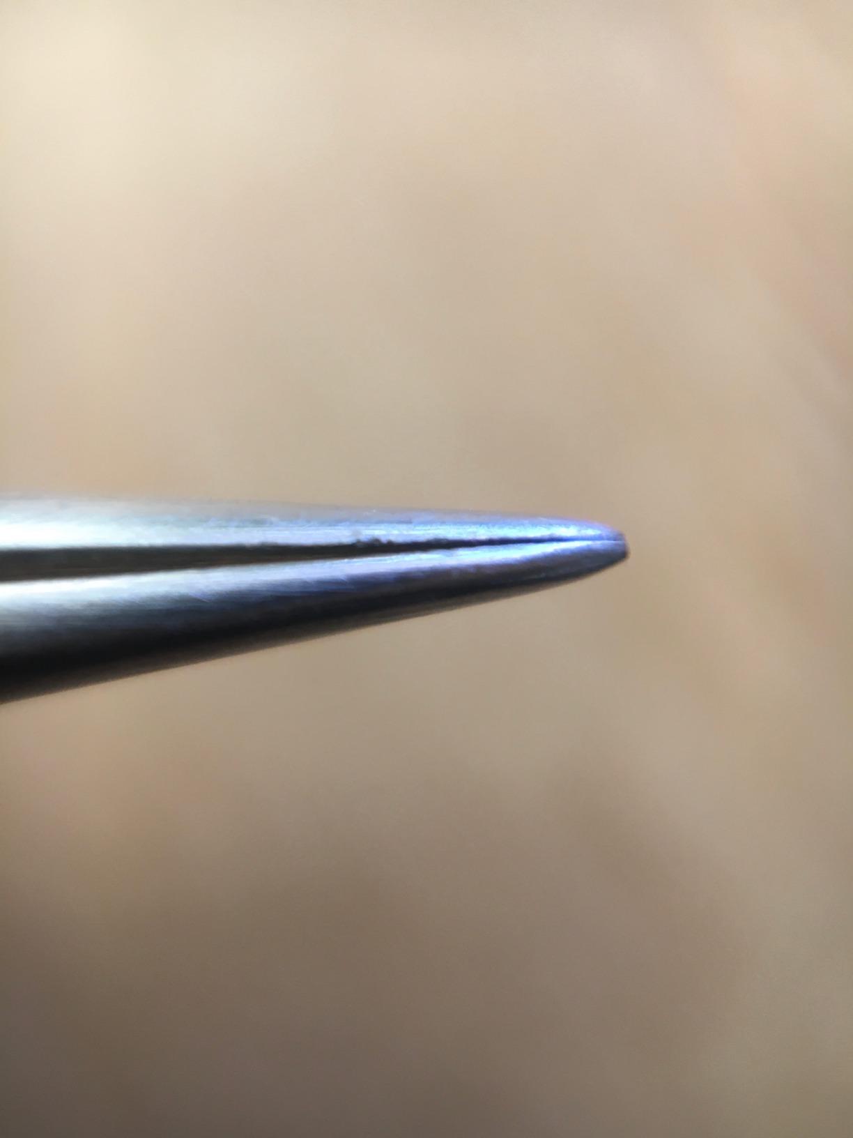 Hakko CHP 3-SA Stainless Steel Non-Magnetic Precision Tweezers with Very Fine Point Tips for Microelectronics Applications, 4-3/4