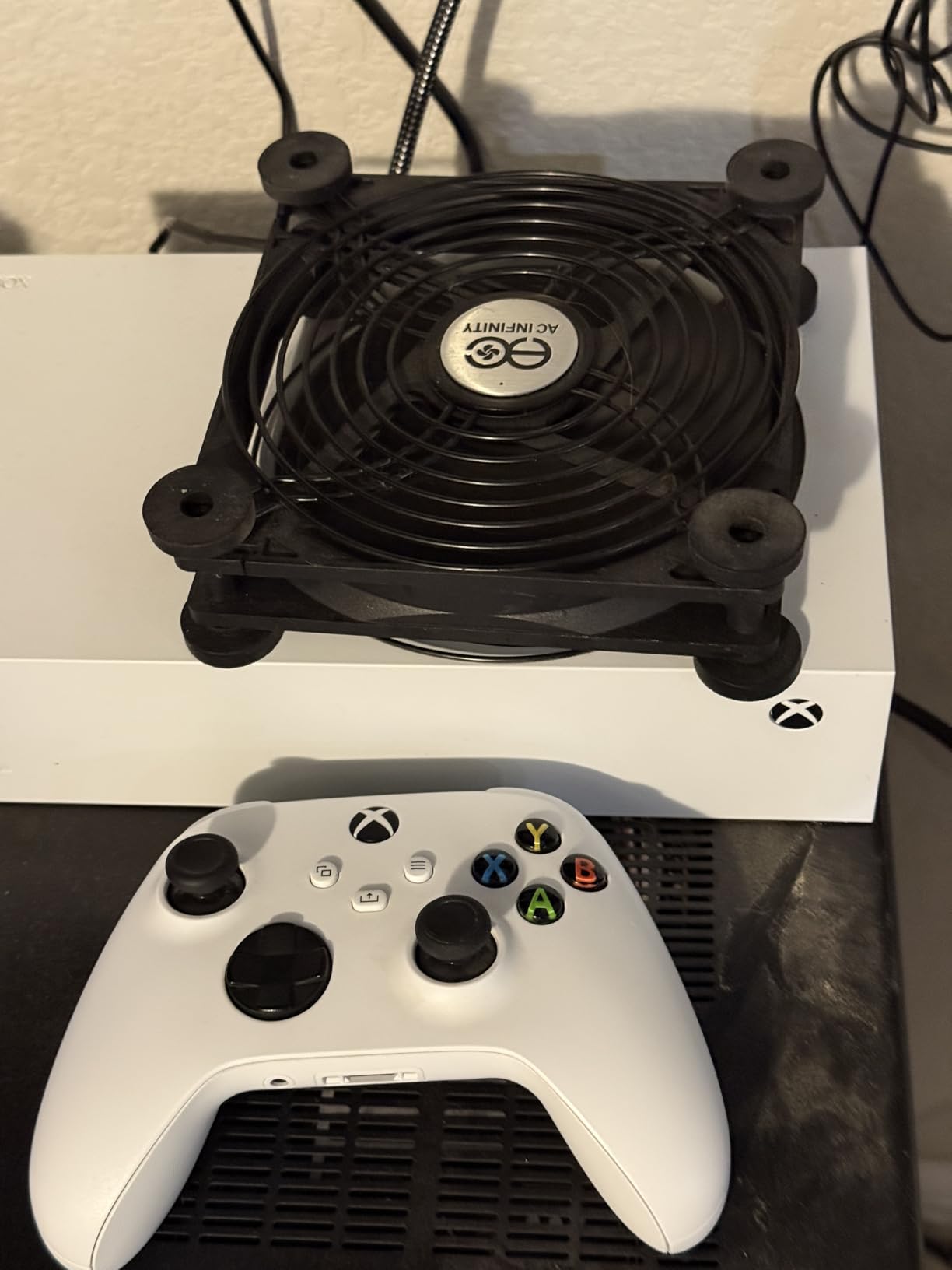 AC Infinity MULTIFAN S3, Quiet 120mm USB Fan, UL-Certified for Receiver DVR PlayStation Xbox Computer Cabinet Cooling customer photo 1