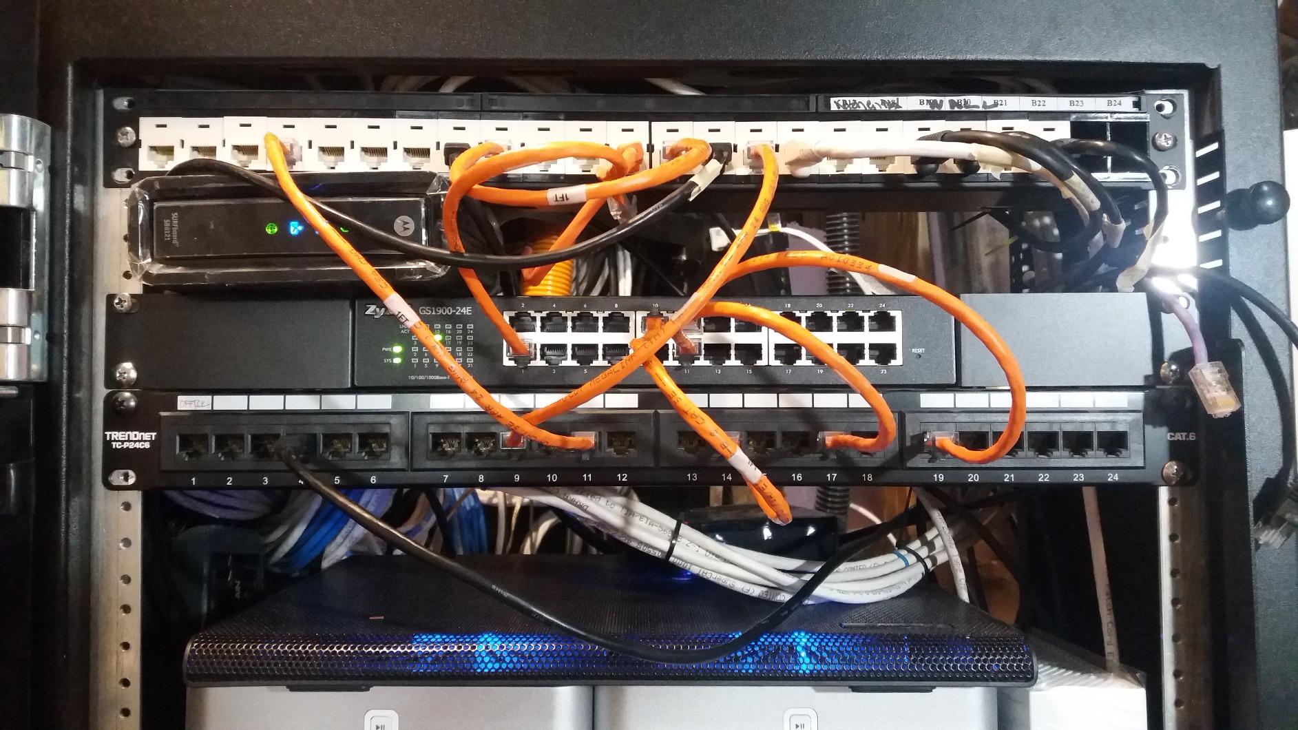 Zyxel 24 Port Ethernet Switch | Smart Managed Gigabit Network Switch | 24x GbE RJ-45 Ports | 48 Gbps Switching Capacity | Wall or Rack Mount, Mounting Kits Included | Fanless | GS1900-24E customer photo 1