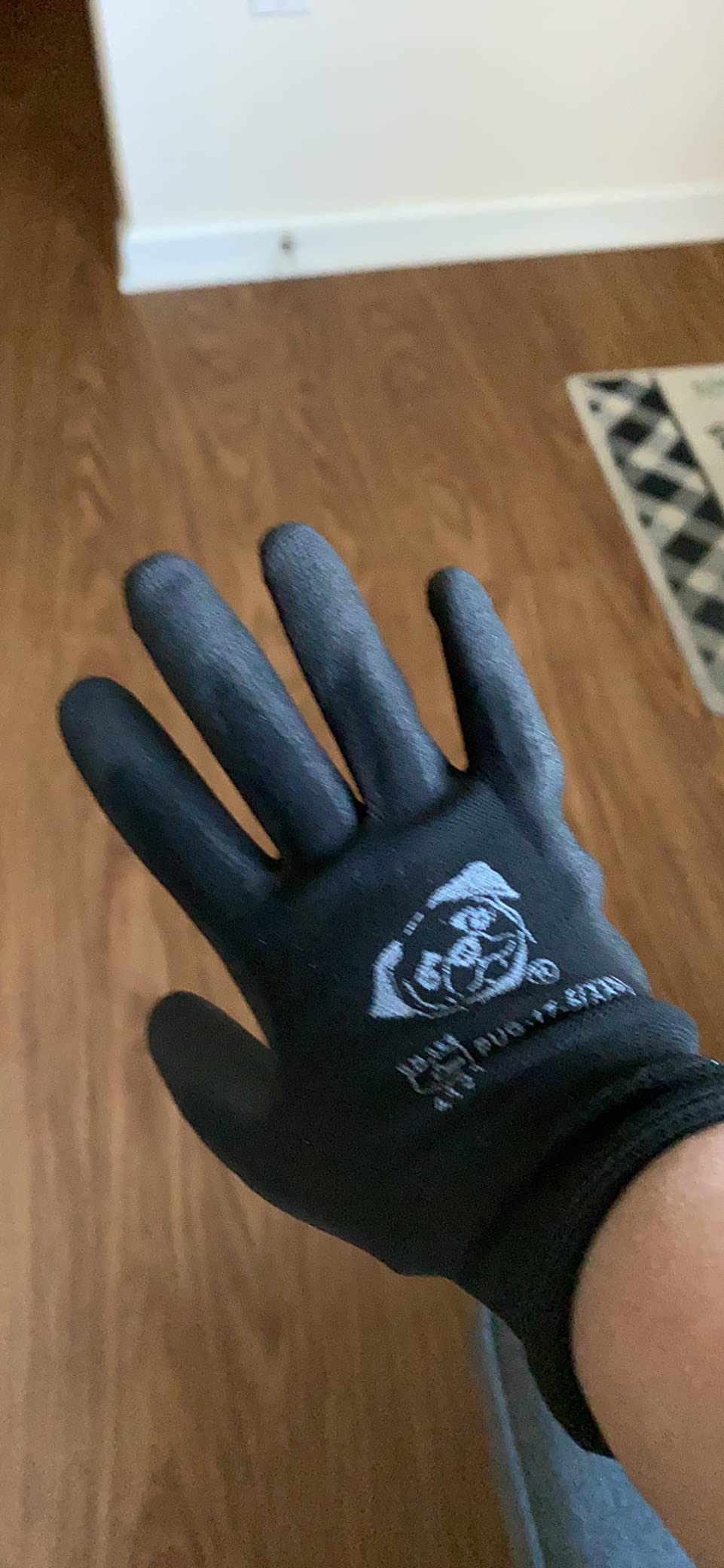 Global Glove PUG-17 Lightweight Polyurethane Dipped Work Gloves, Anti-Static/Electrostatic Compliant with Secure Grip, Bare Hand Sensitivity, Black, 12 Pairs, Extra-Large customer photo 2