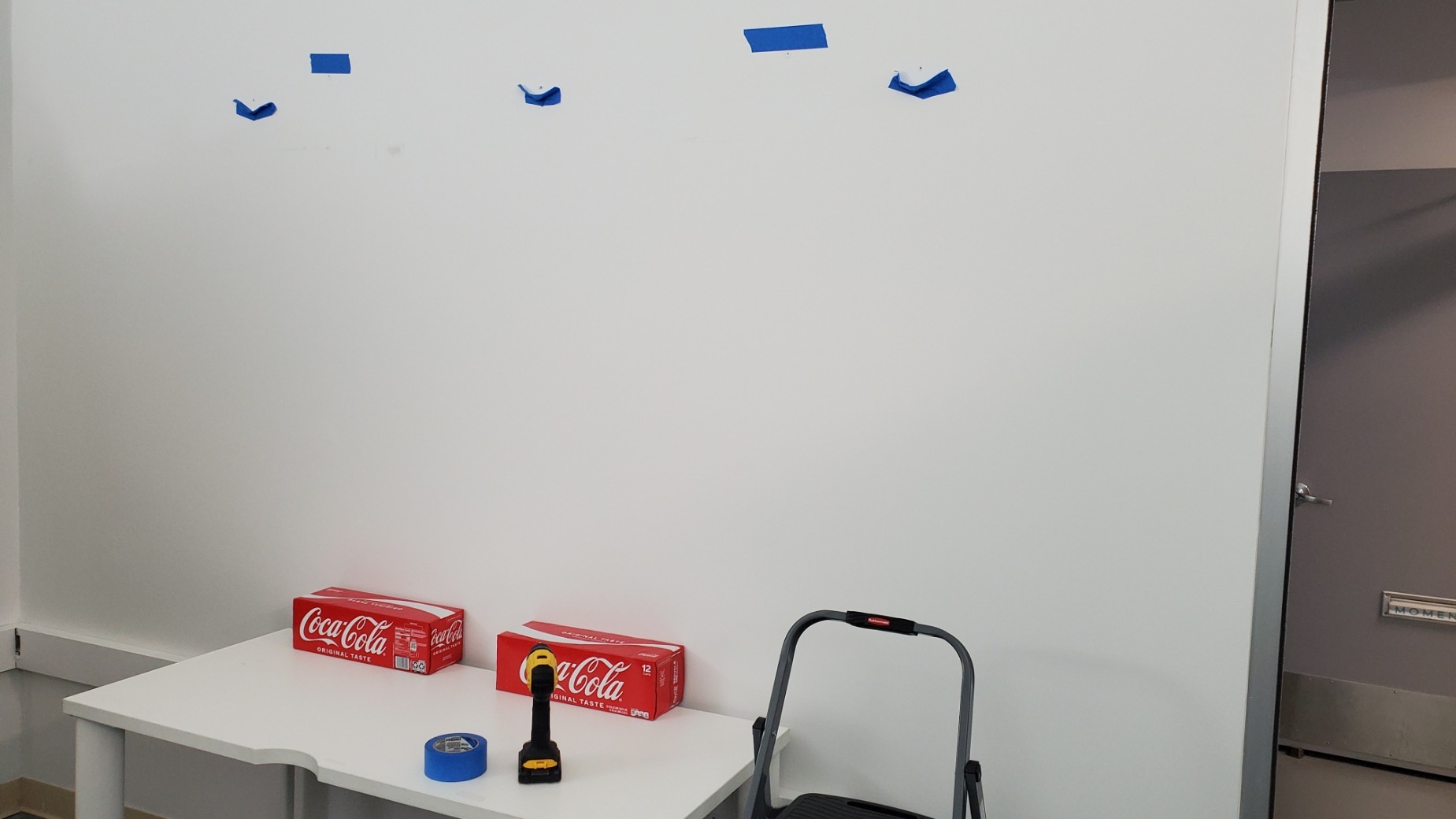 Quartet Whiteboard, Glass Dry Erase Board, Magnetic, 6' x 4', Infinity Frameless Mounting, White Surface, Accessory Tray, 1 Dry Erase Marker and 2 Glass Board Magnets (G7248W) customer photo 2