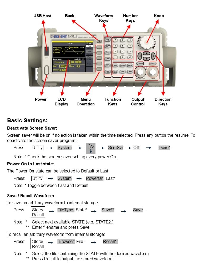 Siglent Technologies SDG810 Siglent Single Channel 10 mhz Bandwidth Signal Generator, Function Generator, Arbitrary Waveform Generator, 125 MSa/s Sampling Rate customer photo 1