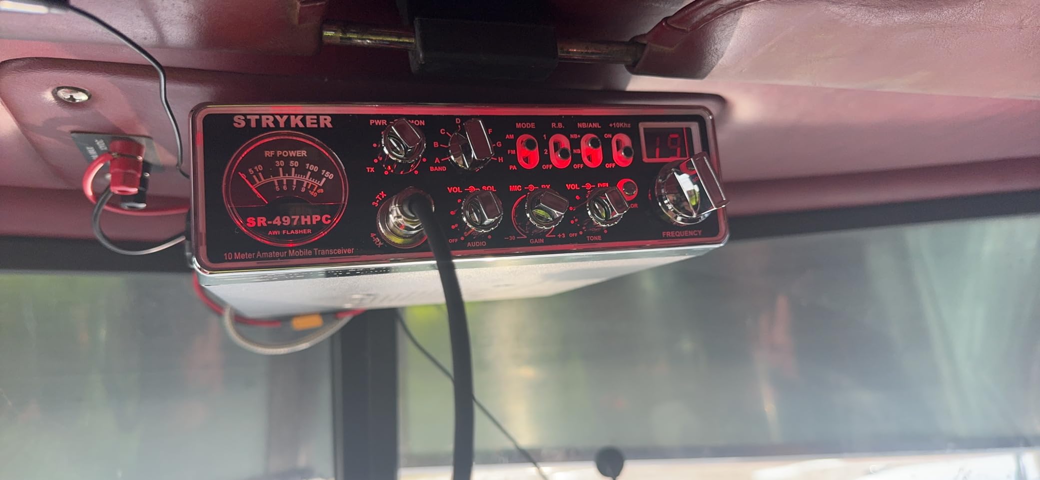 Stryker SR-497HPC 10 Meter Radio, High Power 100+ Watts PEP Power Output, Brilliant 12 Color Black Light Front Panel, Up-Armored Receiver customer photo 1
