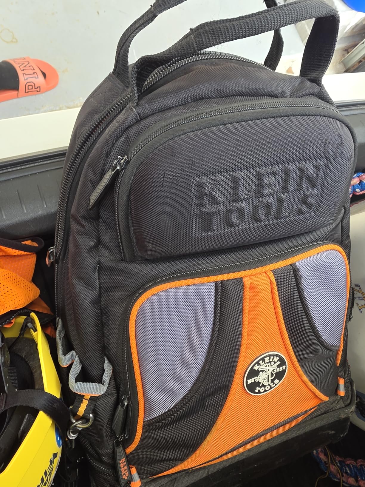 Klein Tools 55421BP-14 Tool Backpack, Heavy Duty Tradesman Pro Tool Bag Organizer with 39 Pockets, Molded Bottom customer photo 2