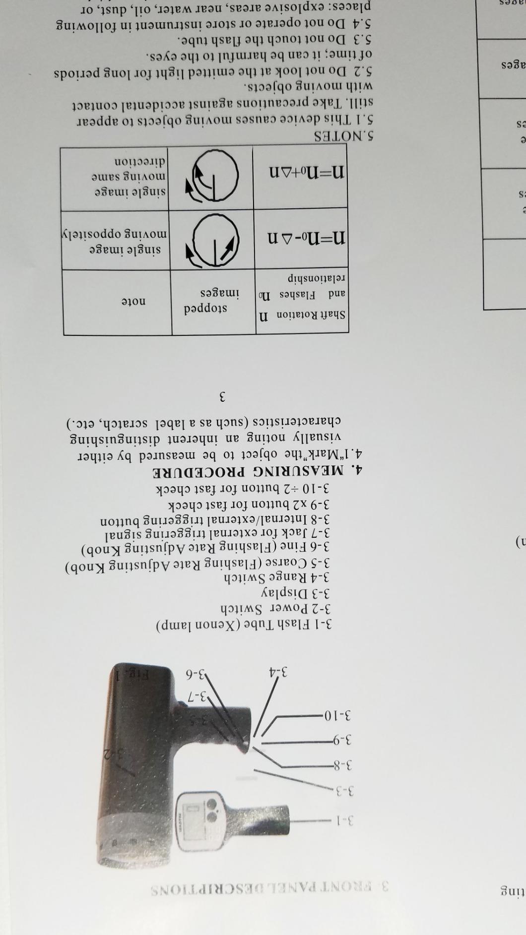Accurate Digital Handheld Stroboscope with Wide Measurement Range, 50~12,000 FPM, for Equipment Fault Detection and Maintenance customer photo 2