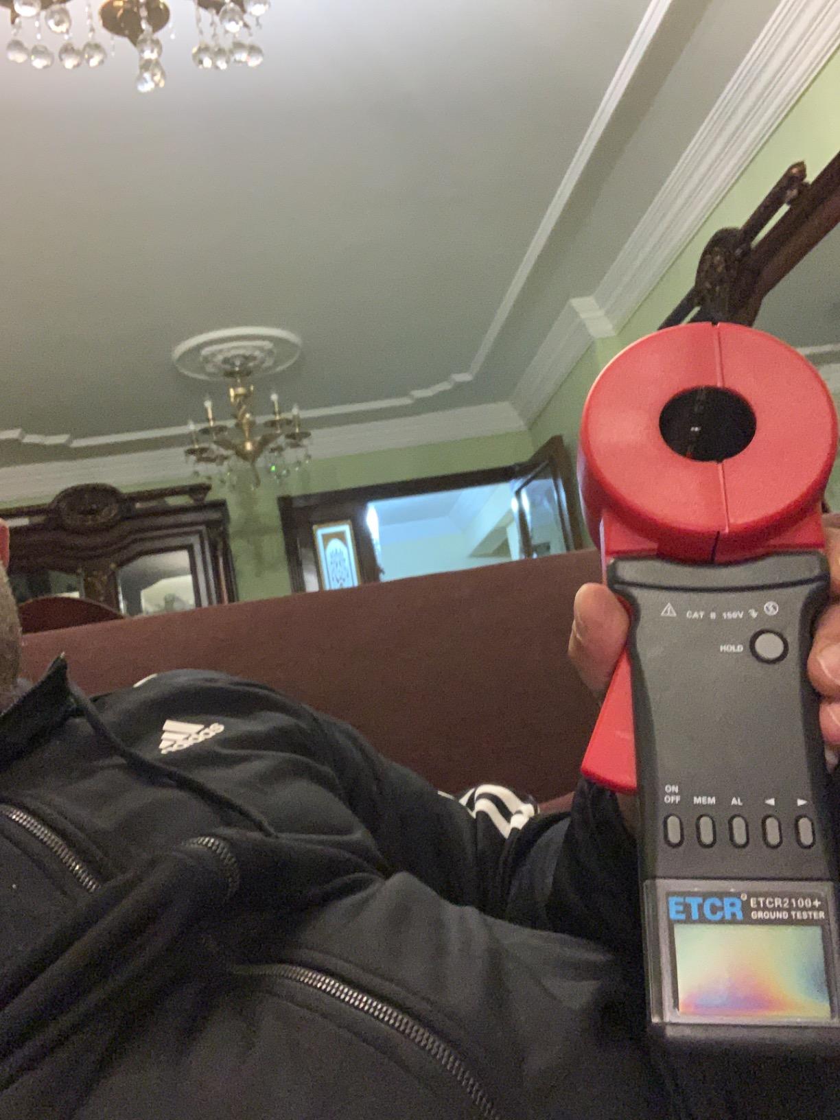 ETCR2100+ Digital Clamp Ground Earth Resistance Meter Tester 0.01-1200Ω customer photo 1