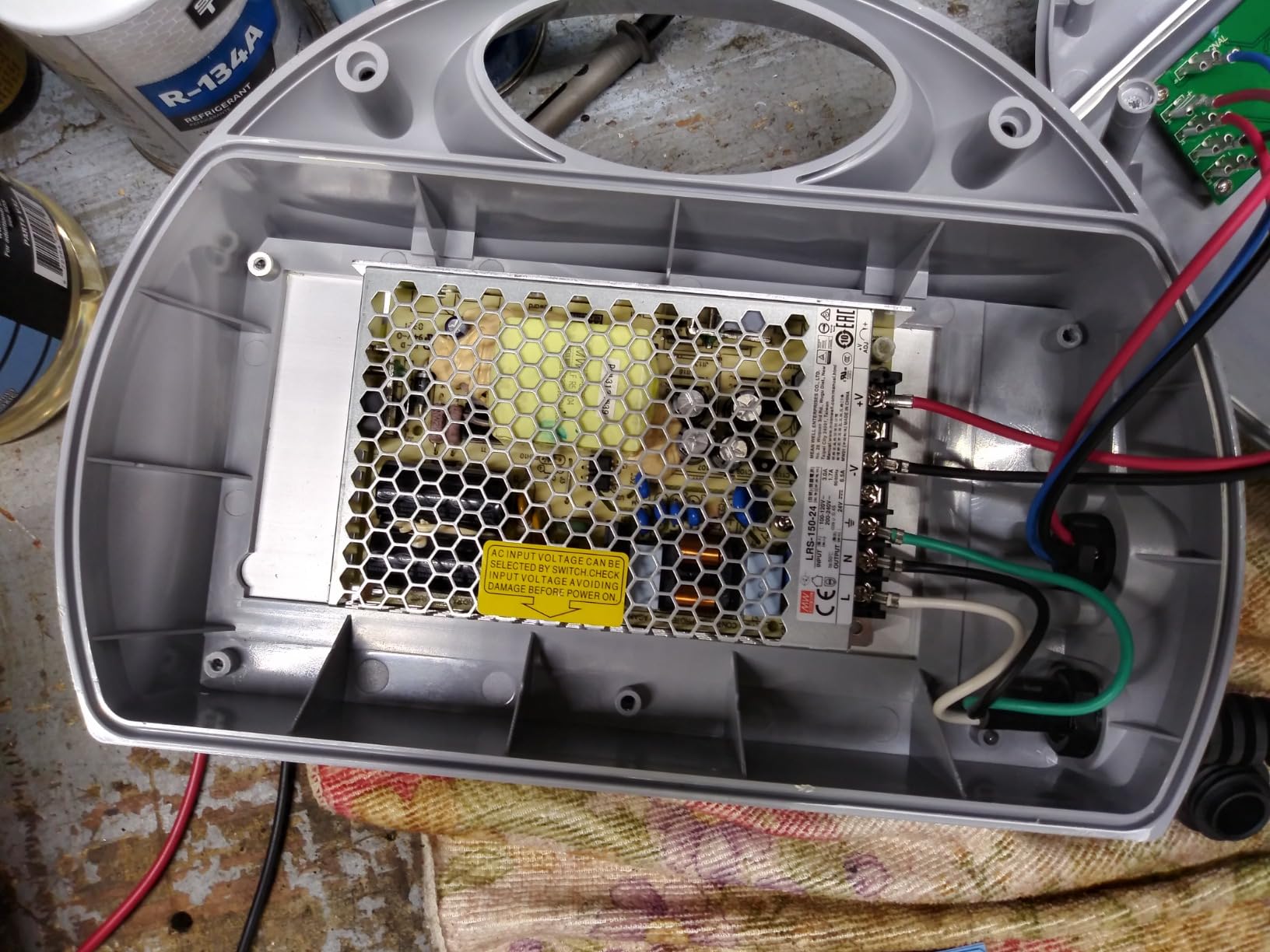 Mean Well LRS-150-24 Switching Power Supply, Single Output, 24V, 6.5A, 156W customer photo 2