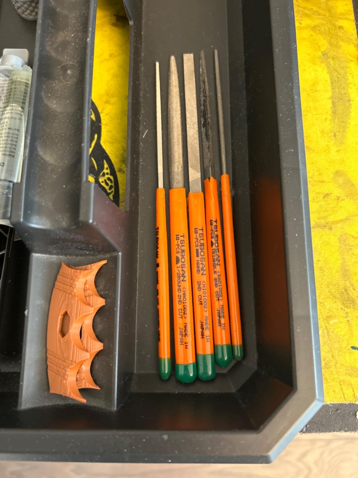 Tsubosan Hand tool Workmanship file set of 5 ST-06 from Japan customer photo 2