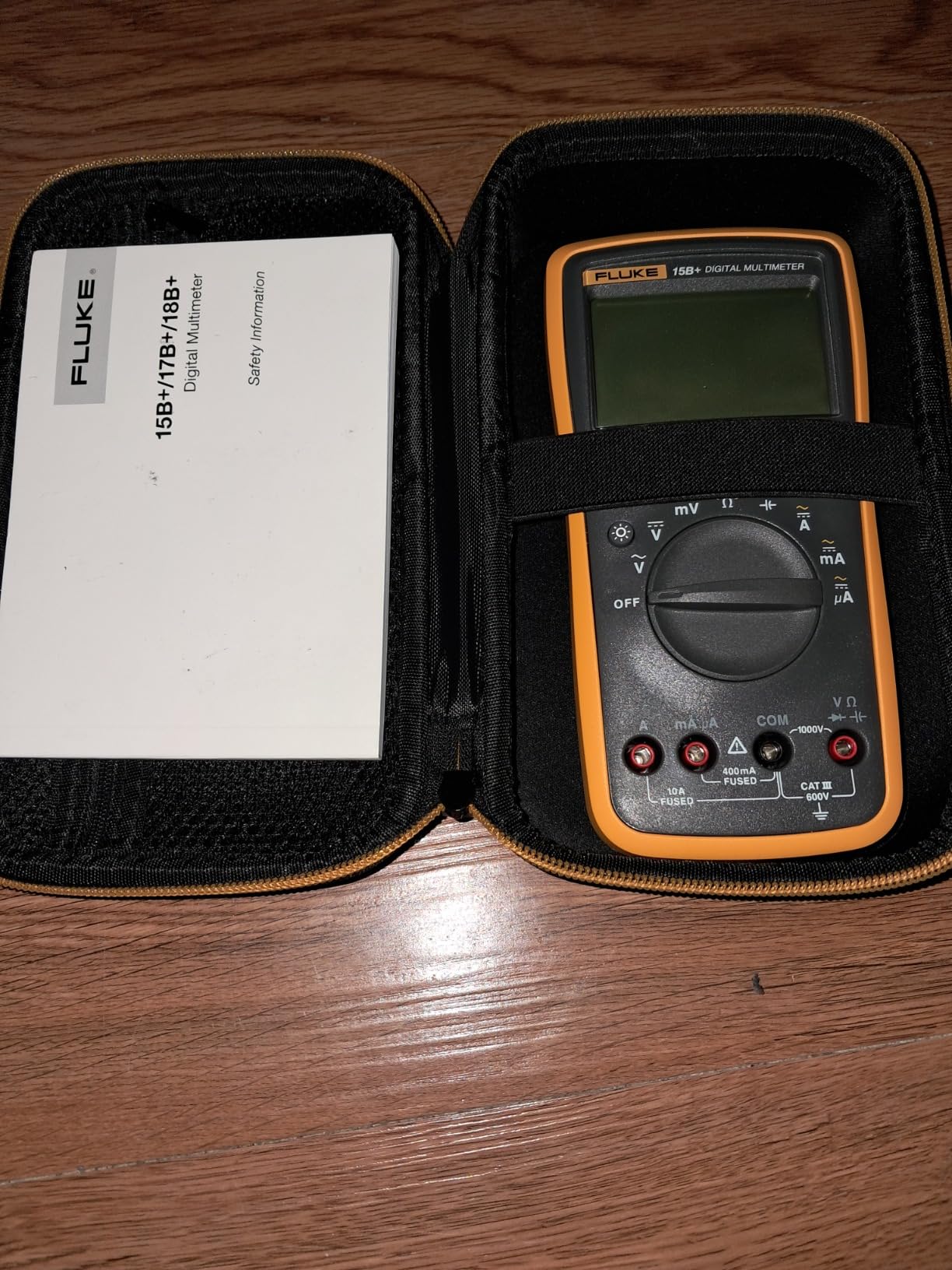 Fluke 15B+ Digital Multimeter, for Electrical Applications, Measures AC/DC Voltage and Current Measurements up to 1000V and 10A, Along with Resistance, Continuity, Diode, and Capacitance Capabilities customer photo 2