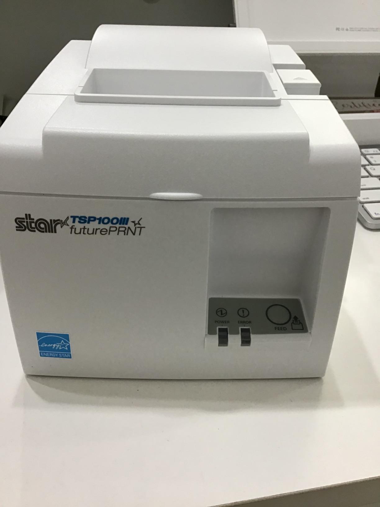 Star Micronics TSP143IIIBi Bluetooth Thermal Receipt Printer for iOS, Android, and Windows with Auto-cutter and Internal Power Supply - White customer photo 2