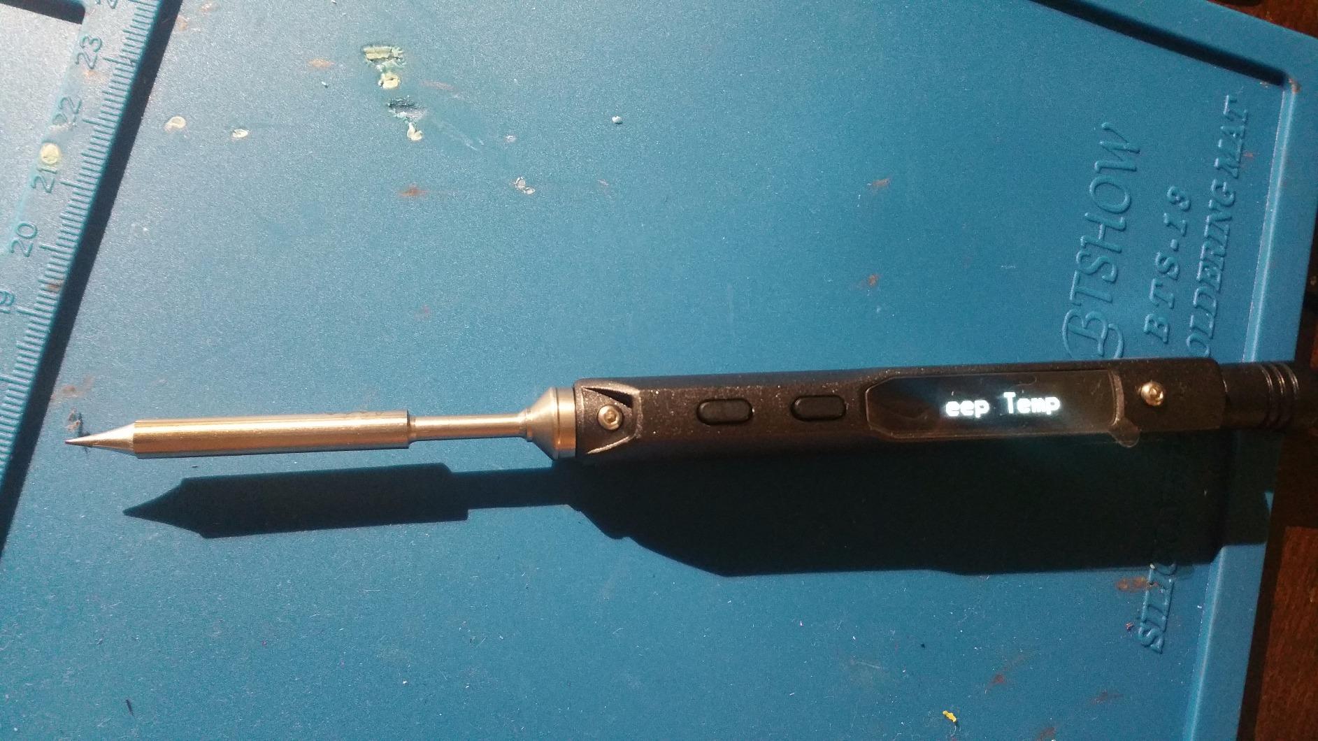 Original TS101 Soldering Iron Station Kit Upgraded from TS100 DC 65W PD 45W Power Programmable Smart Mini Electric Portable Soldering Pen with B2 Solder Tip USB Type C Cable customer photo 2