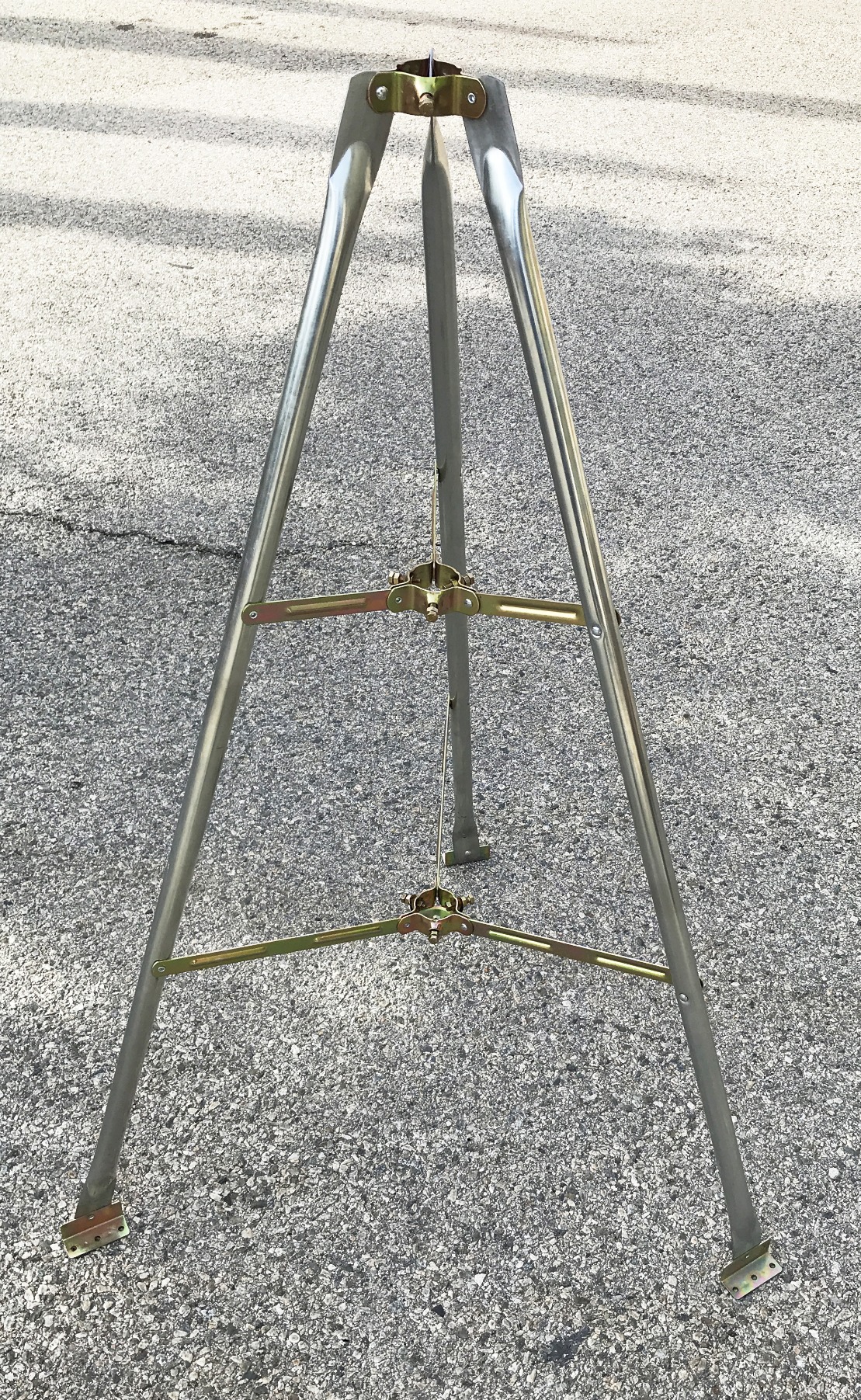 Skywalker - 5' Heavy Duty Antenna Tripod, Mast Pole Dish Tripod for Roof Mount customer photo 2