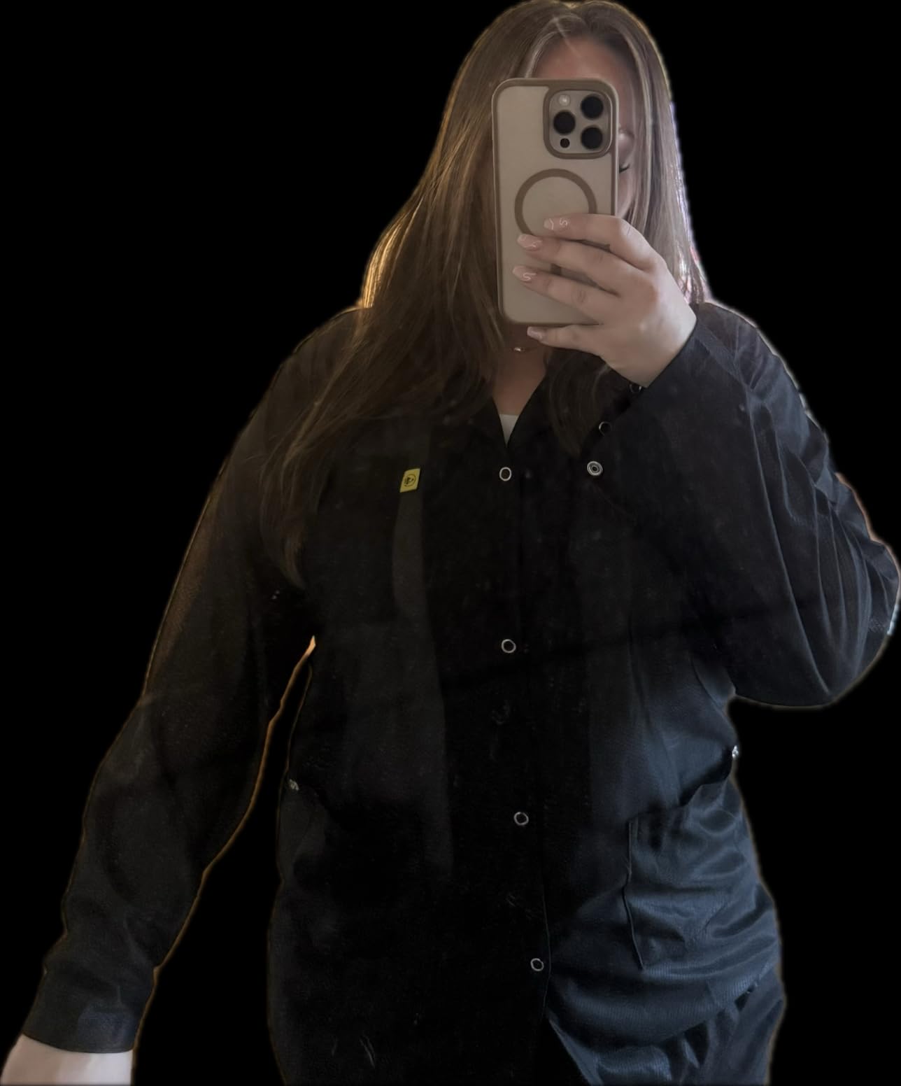 ESD Jacket with Snap Cuff - Level 3 Certified Anti-Static Smock - Lightweight Protective Workwear for Electronics & Labs customer photo 2