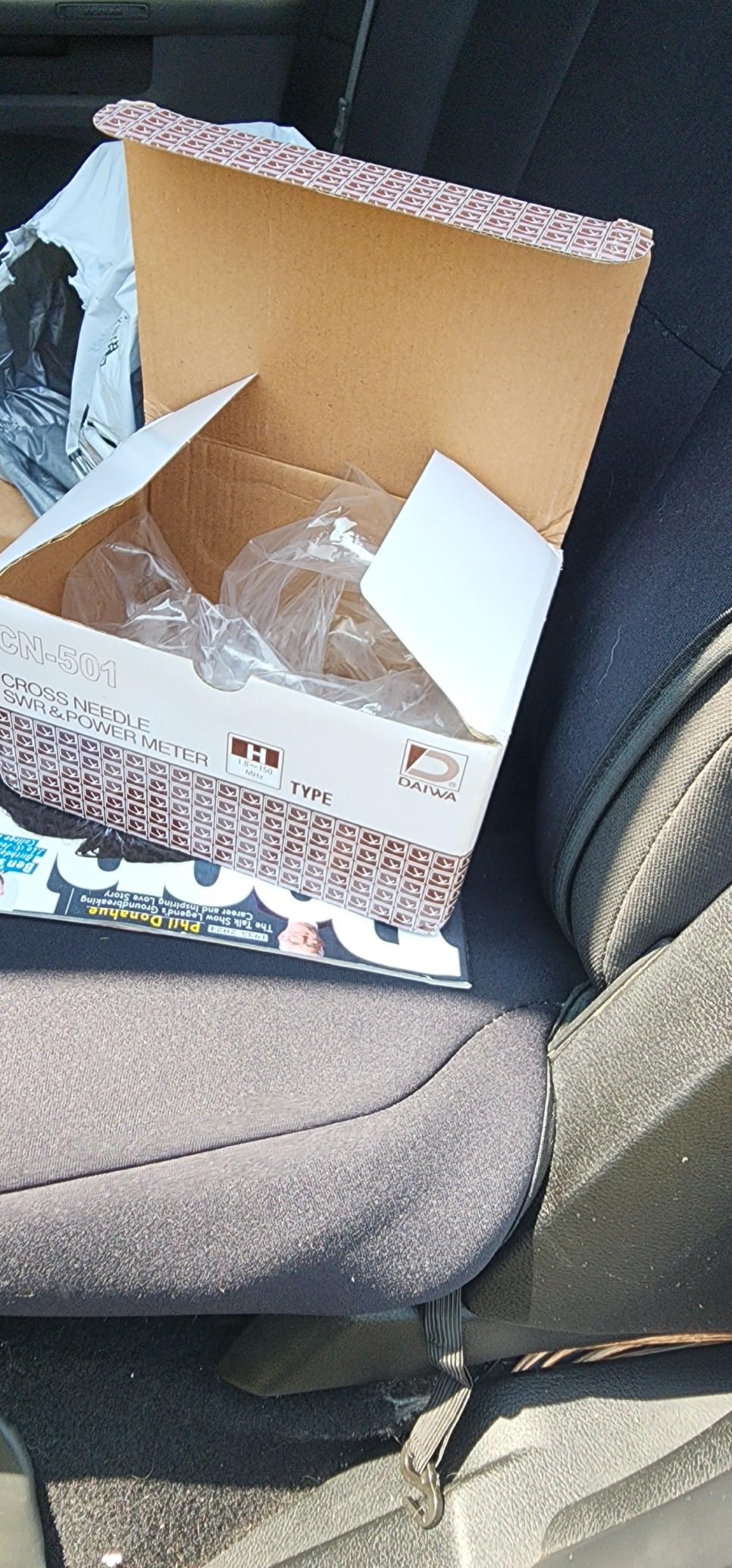 Daiwa CN-501H HF/VHF Cross-Needle SWR & Power Meter, 1.8-150 MHz, 15/150/1.5 kW Forward Power Ranges customer photo 2