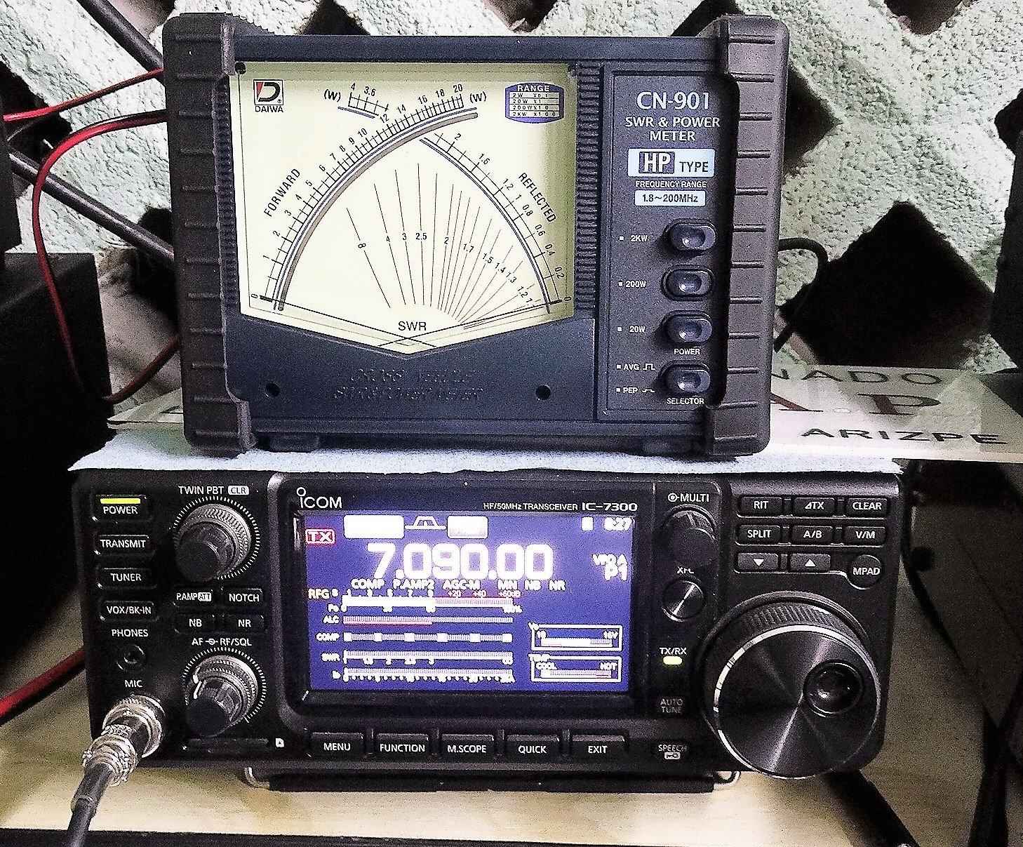 Daiwa CN-901HP Professional Series Cross Needle SWR and Power Meter for Amateur Device HF and VHF Bench Testing customer photo 1