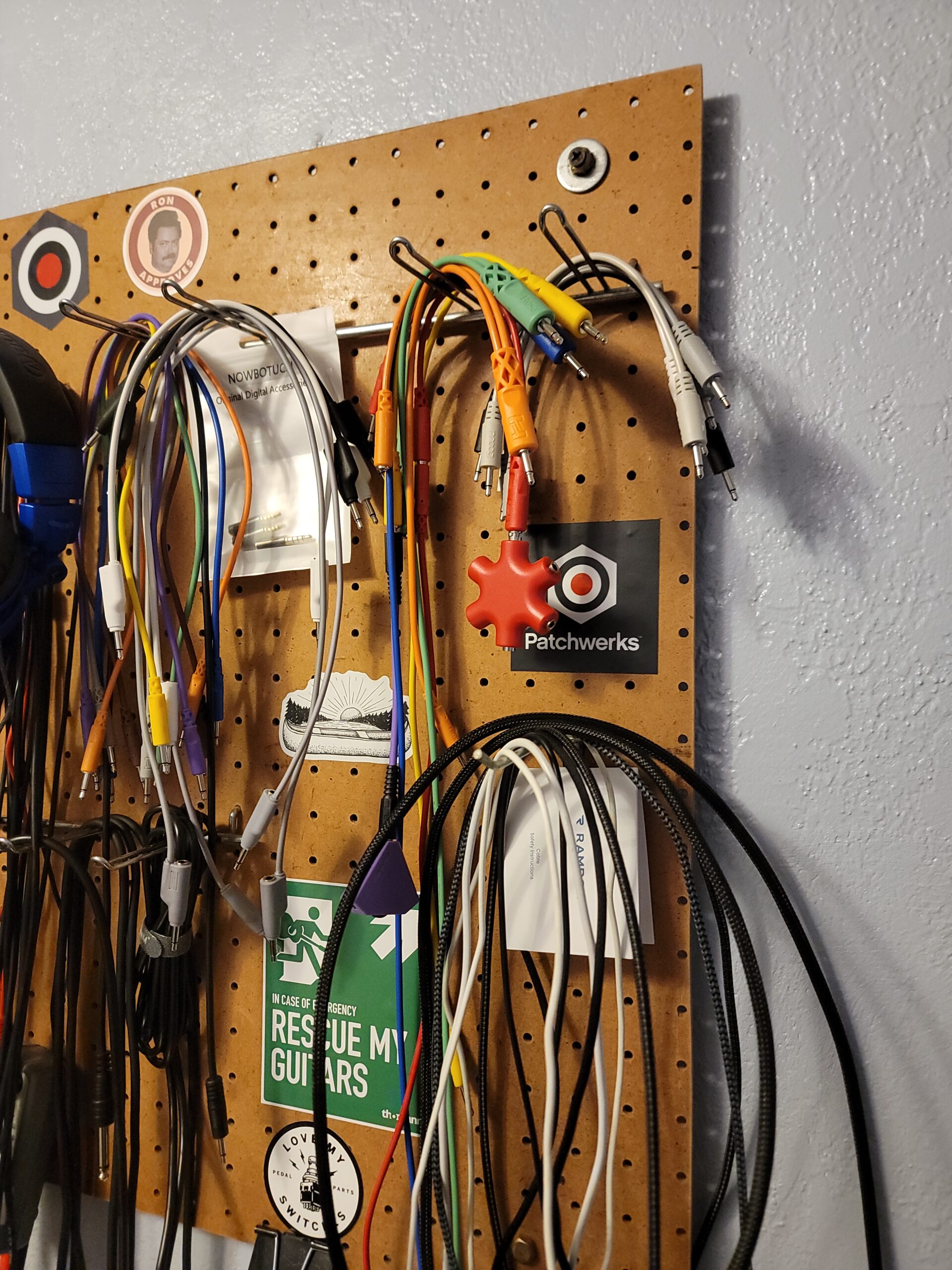 Hosa CMM-500Y-MIX Hopscotch Eurorack Patch Cables - Various Lengths, 5-Pack customer photo 1