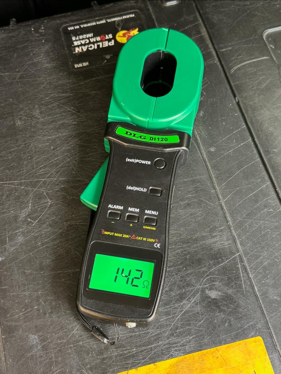 DLG Clamp On Ground Earth Resistance Tester With USB Connection DI-120 customer photo 1