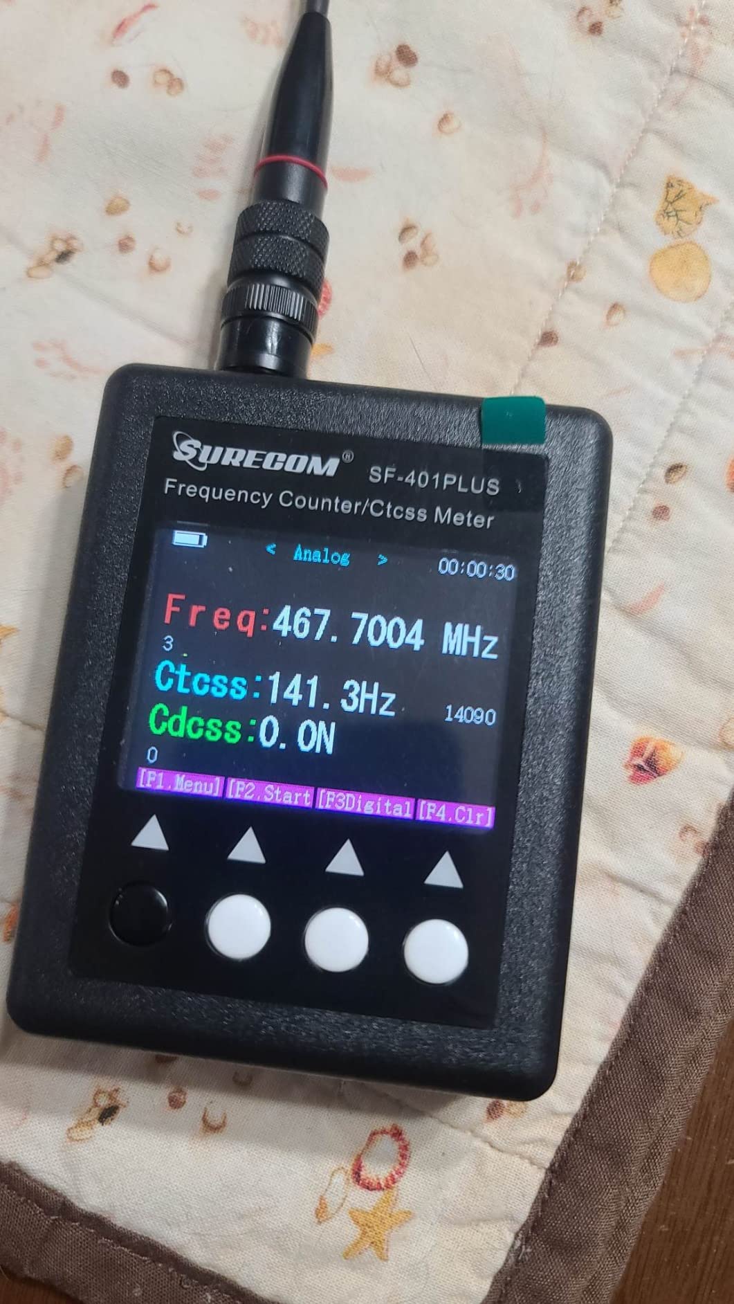Surecom SF401 Plus 27Mhz-3000Mhz Radio Portable Frequency Counter Meter with CTCCSS DCS Decoder customer photo 1