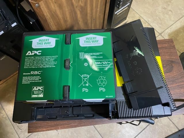 APC UPS Back-UPS Pro 1500VA UPS, 900W Battery Backup & Surge Protector, AVR, 10 Outlets (NEMA 5-15R), LCD, BX1500M Uninterruptible Power Supply for Computers, Wi-Fi Routers, Home Office Electronics customer photo 2