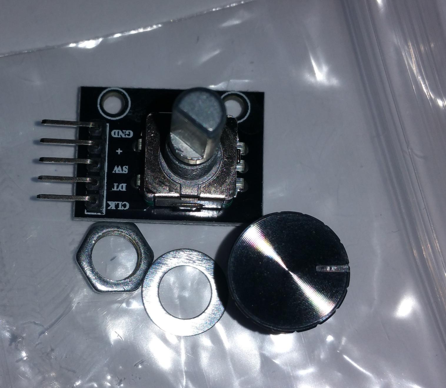 5Pcs KY-040 Rotary Encoder Module with 15x16.5 mm with Knob Cap for Arduino (Pack of 5) CYT1062 customer photo 1