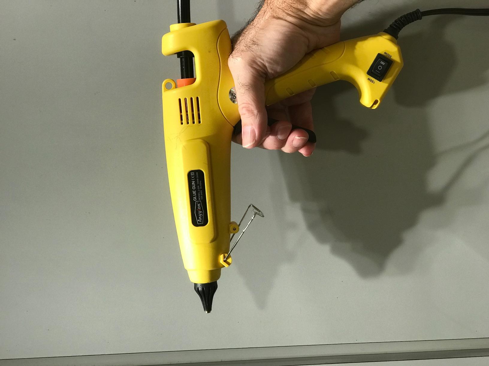 Anyyion 300W Industrial Glue Gun - High Output Professional Adjustable Switch - Professional Grade Hot Glue Gun for Carpentry, Repairs & Remodeling customer photo 1