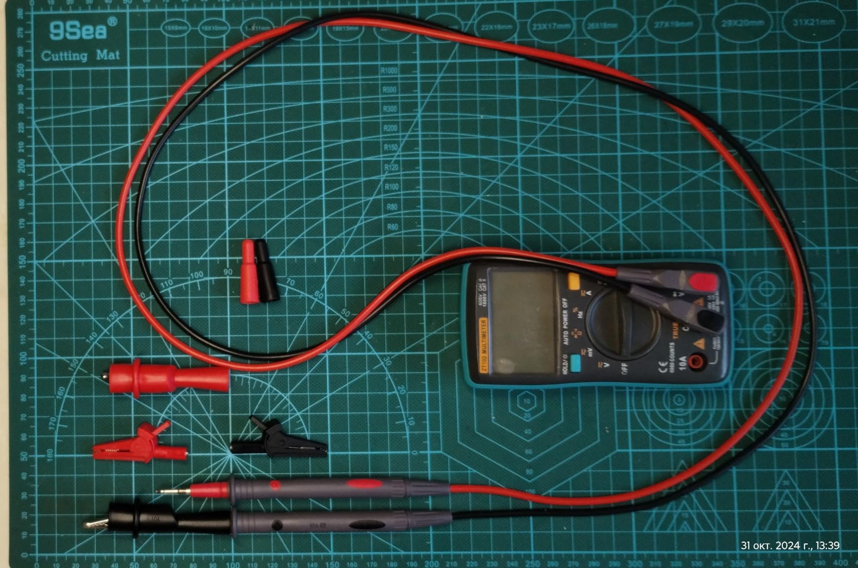 WGGE WG-011 Soft Silicone Test Lead and Safety Alligator Clips, Multimeter Test Leads Kit CAT III 1000V & CAT IV 600V with Threaded Alligator Clip, for Fluke/AstroAI/KAIWEETS/INNOVA Multimeter customer photo 1