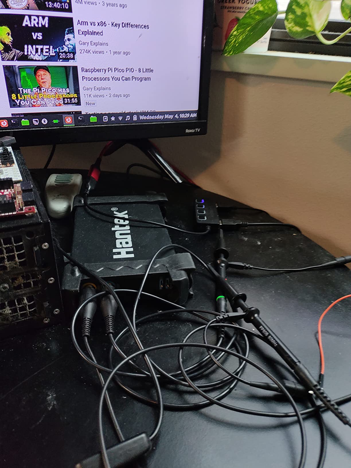 Hantek 6022BE Digital Oscilloscope Portable PC Based 2 Channels 20MHz USB Oscilloscopes customer photo 1