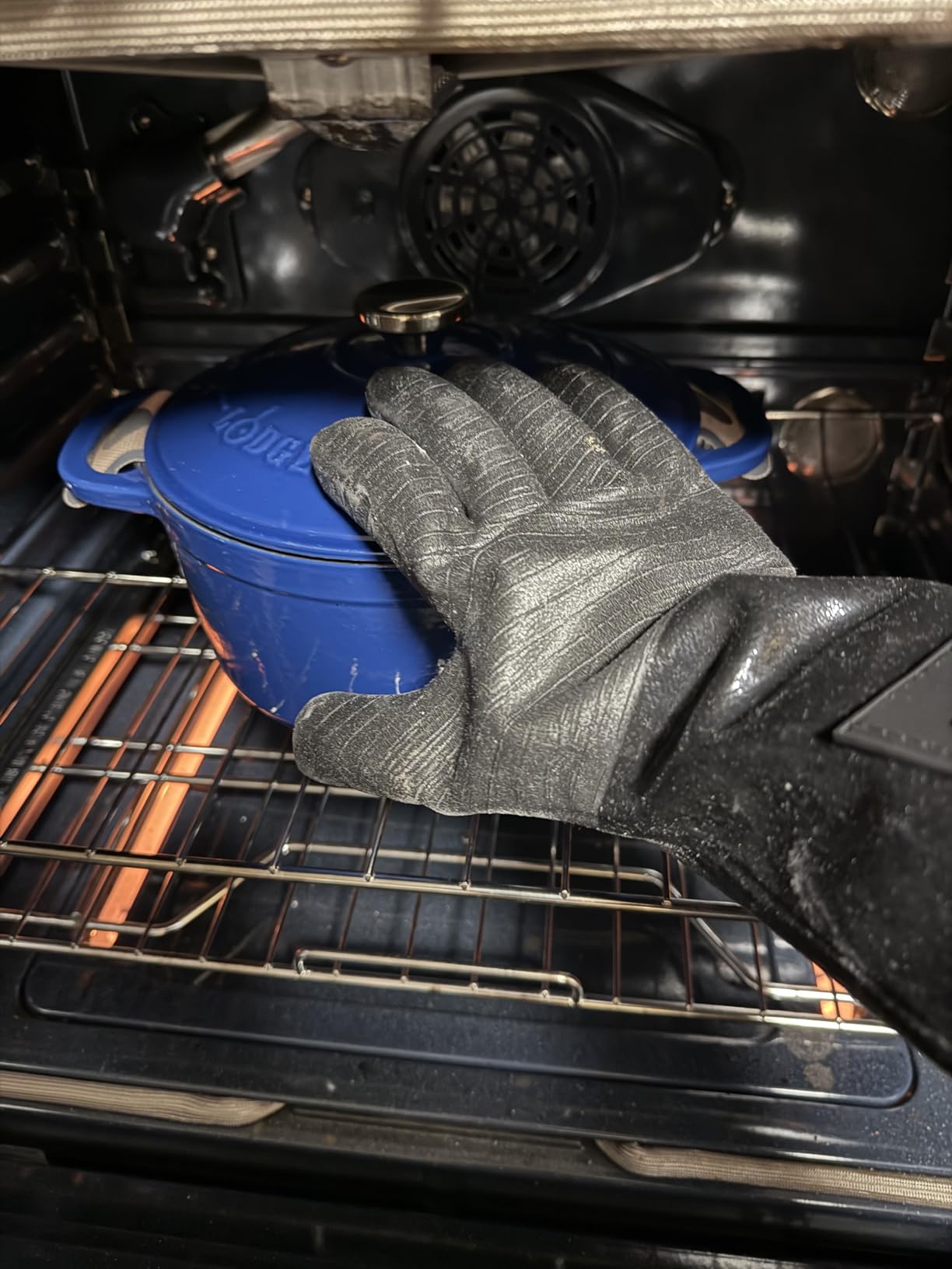 RAPICCA 932°F Heat Resistant BBQ Grill Gloves: Oil Resistant Waterproof for Smoking Grilling Cooking Barbecue Deep Frying Turkey Rotisserie Handling Hot Greasy Meat customer photo 2