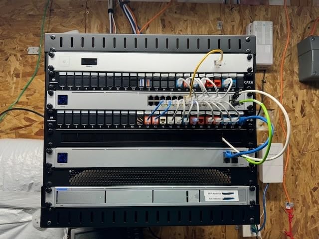 StarTech.com 2-Post 12U Heavy-Duty Wall Mount Network Rack, 19