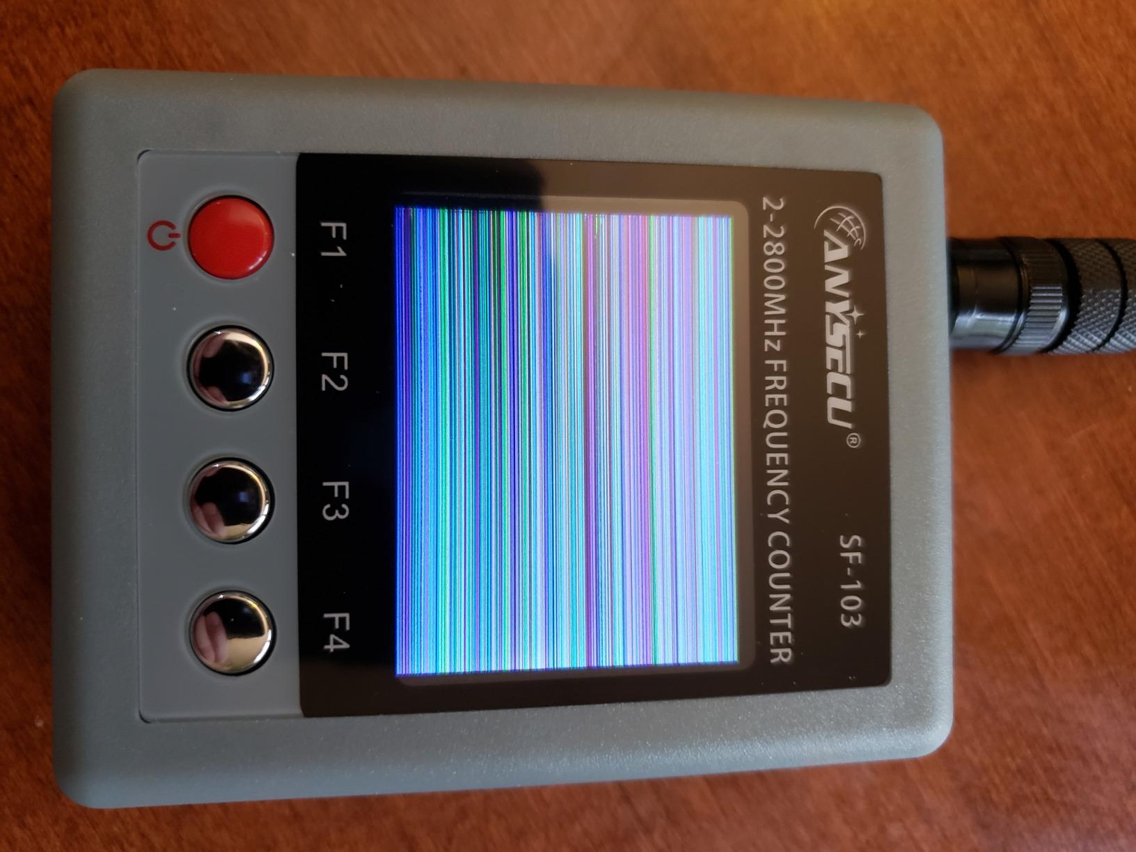 Anysecu SF-103 A-SF103 Portable Frequency Counter 2MHz - 2.8GHz for Two Way Radio Upgrade Version of SF401 customer photo 1