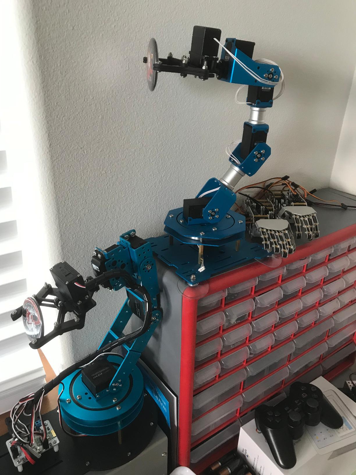 LewanSoul Robotic Arm Kit 6DOF Programming Robot Arm with 5 Servo, Handle, Mechanical Claw and More, PC Software APP Control with Tutorial customer photo 1
