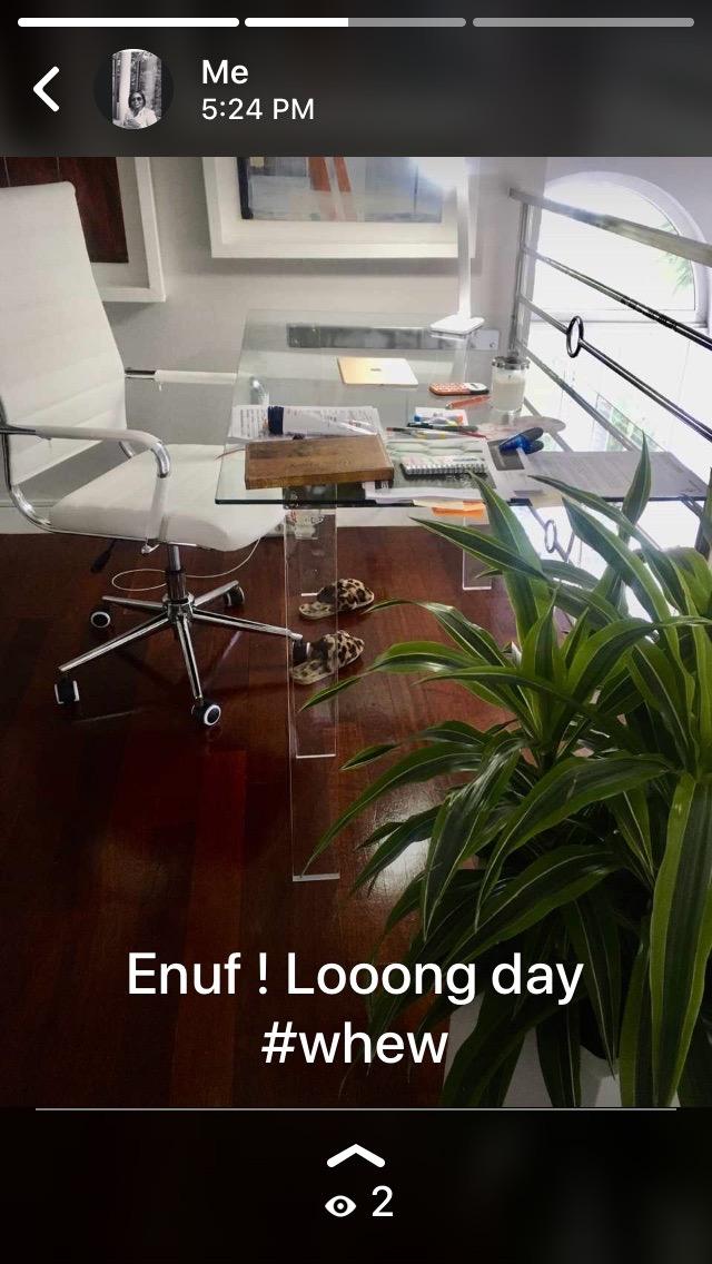 Coaster Home Furnishings Amaturo Glass & Metal 59-Inch Transparent Design Writing Desk with Tempered Glass Top, Chrome Supports customer photo 2