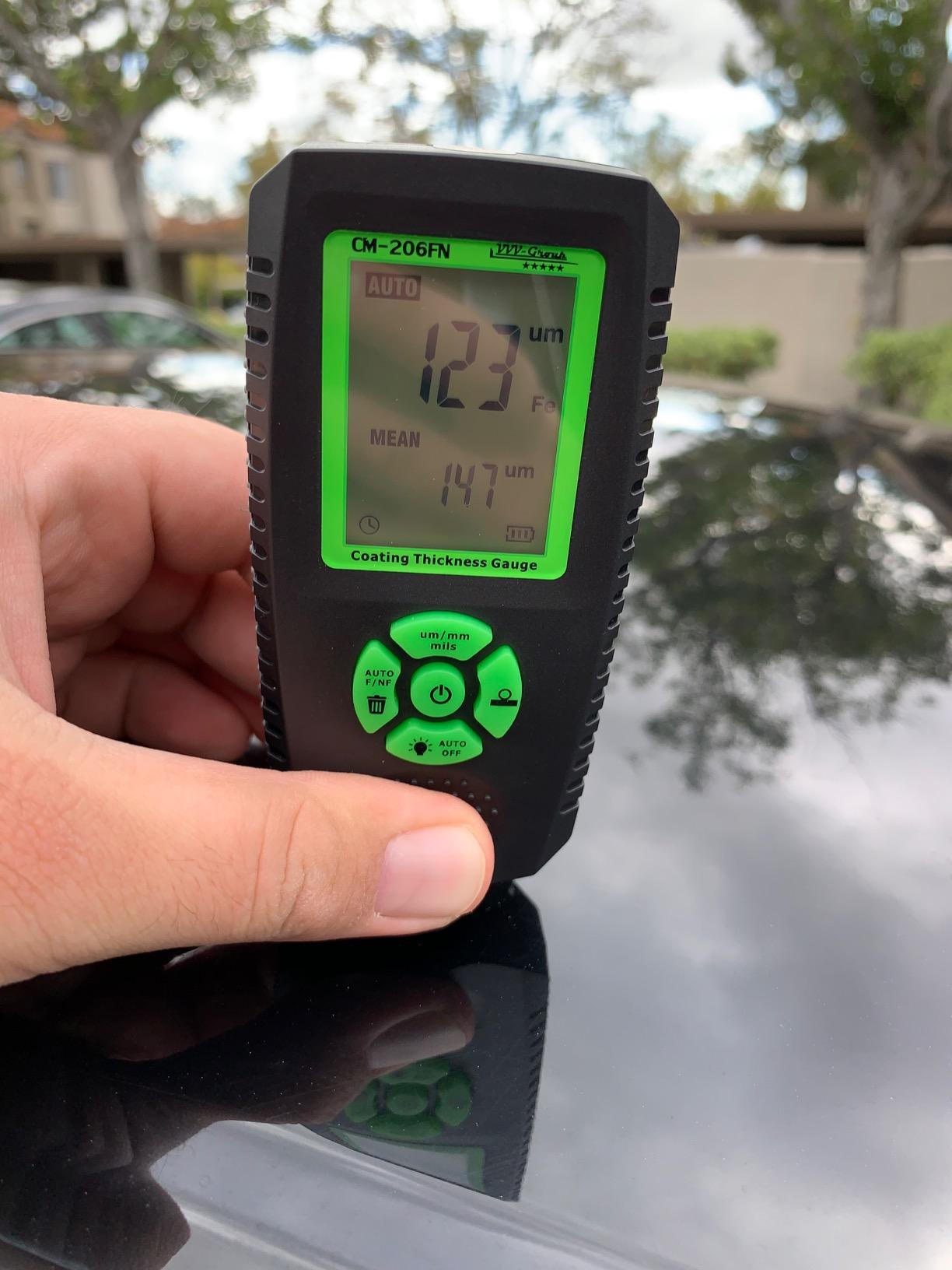 Paint Thickness Gauge - CM-206X Automotive Coating Thickness Meter 0-59.1 mils, Ruby Probe customer photo 1